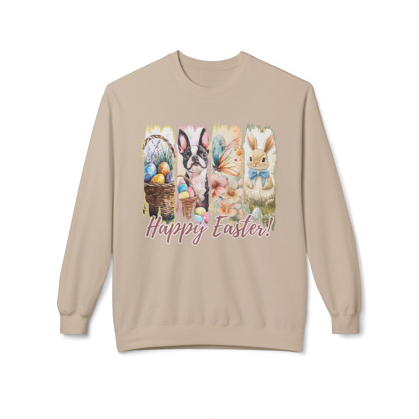 Boston Terrier Dog Lover Easter Sweatshirt