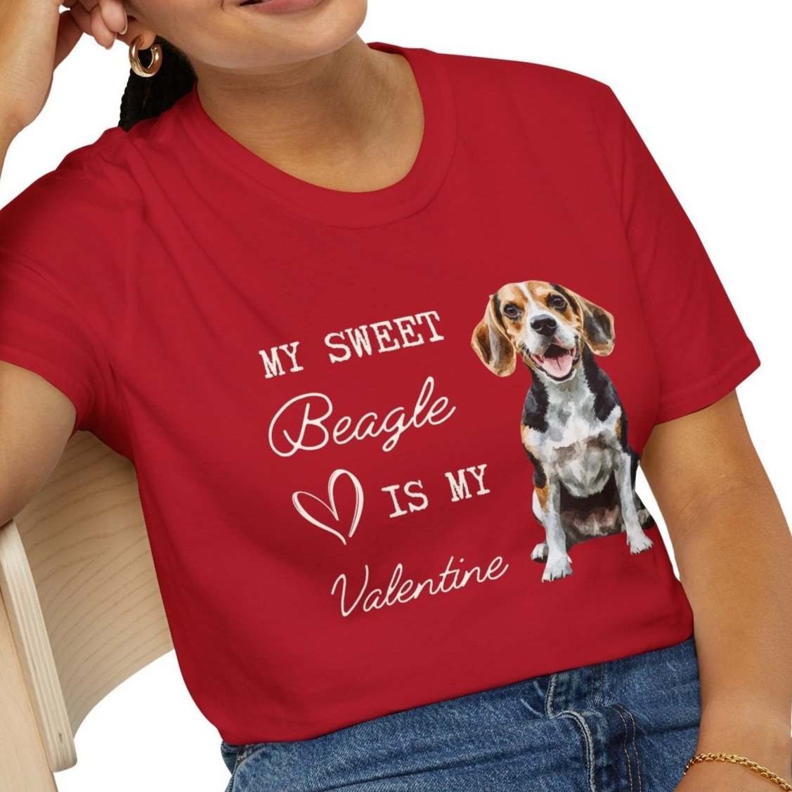 Beagle - My Sweet Beagle is My Valentine - T-shirt