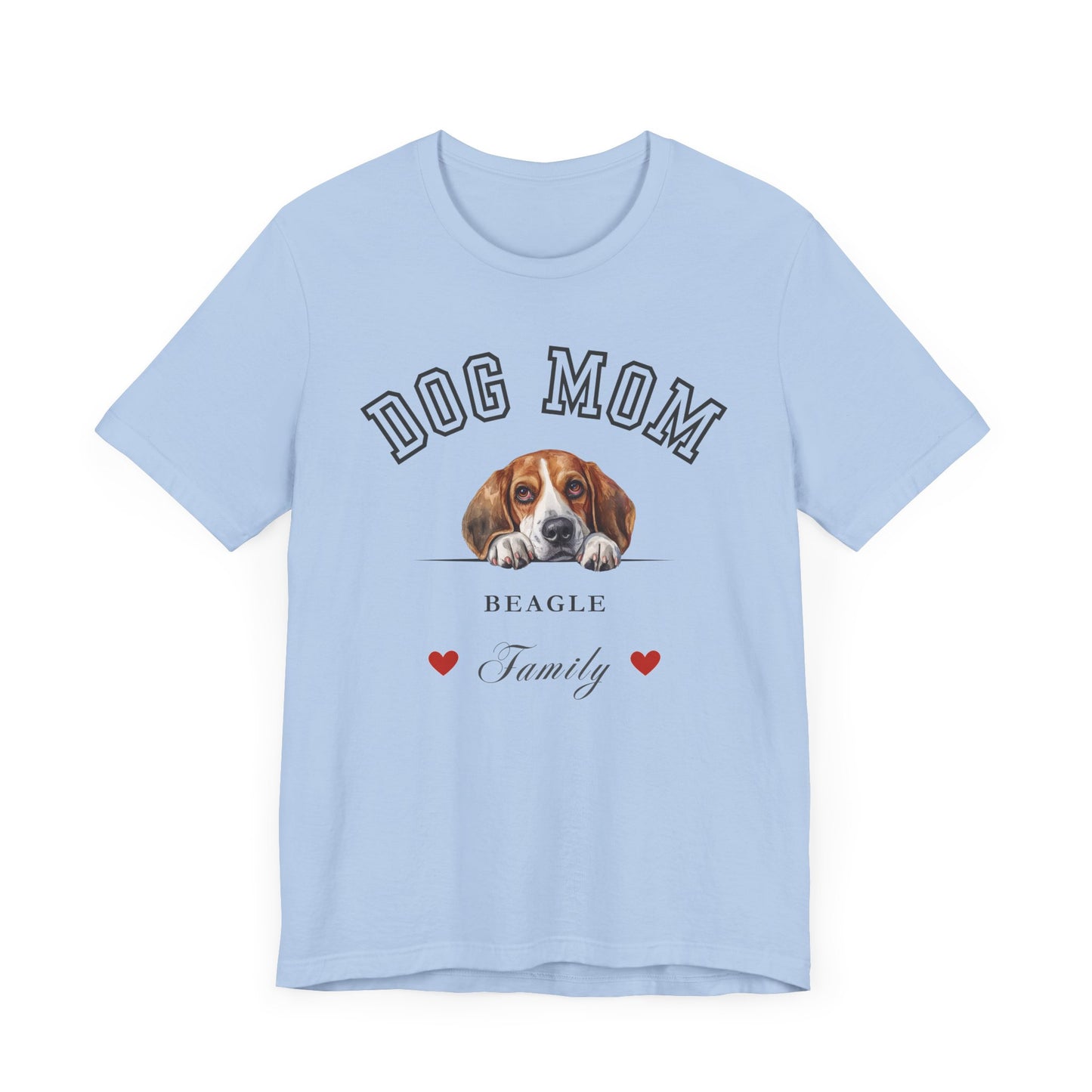 Beagle Dog Mom Family T-Shirt - Mother’s Day Gift for Dog Lovers
