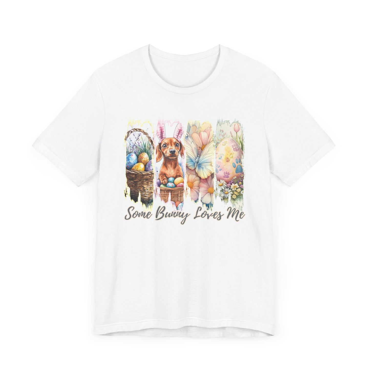 Dachshund Easter T-Shirt – "Some Bunny Loves Me"