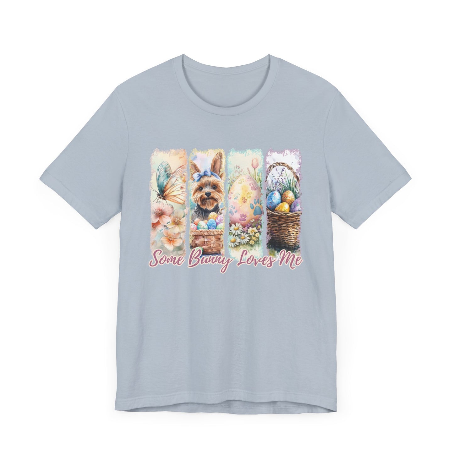 Yorkie Easter T-Shirt – "Some Bunny Loves Me"