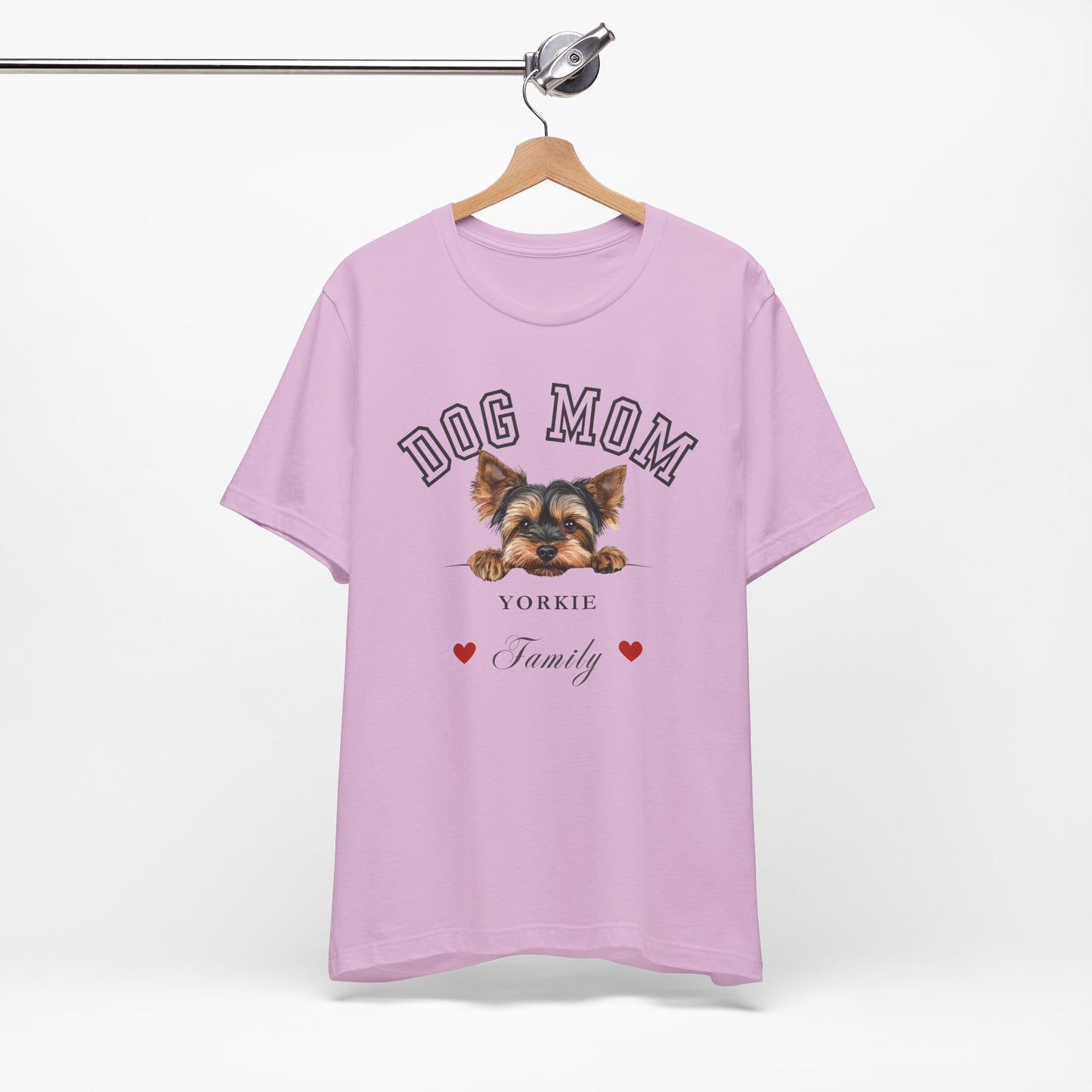 Yorkie Dog Mom Family T-Shirt - Mother’s Day Gift for Dog Lovers