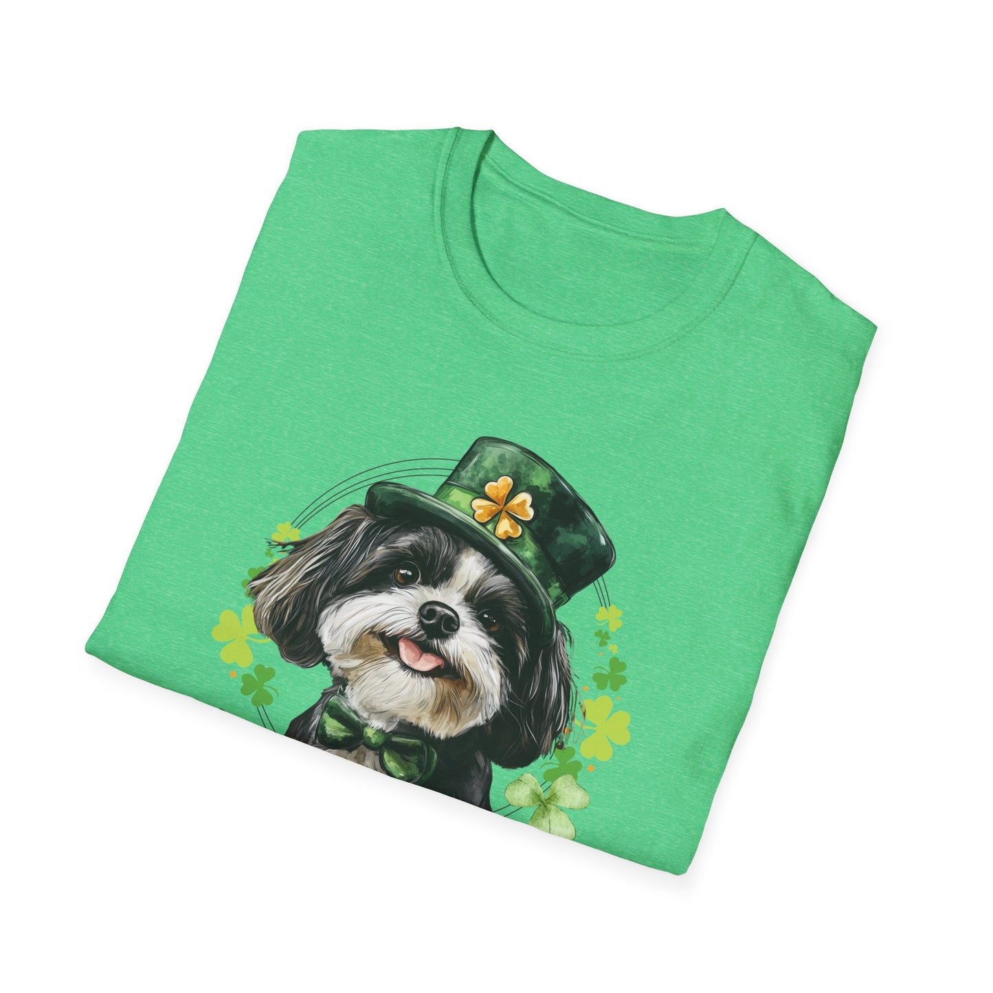 shih tzu st. patrick's day t-shirt