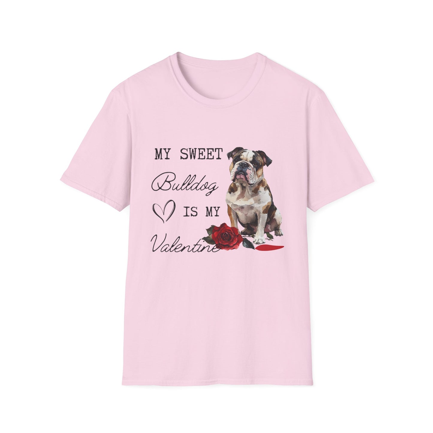English Bulldog Lover Valentine's Shirt