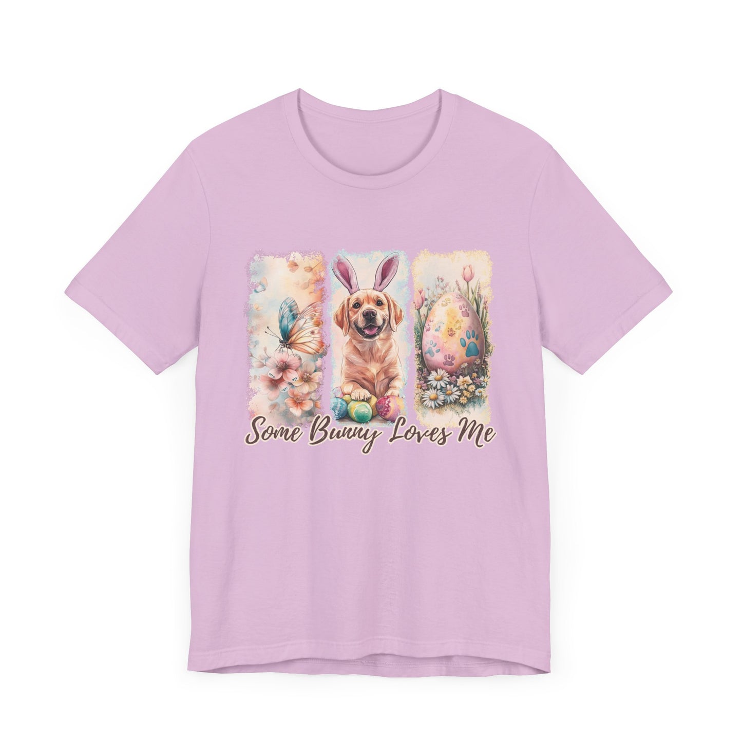 Yellow Labrador Easter T-Shirt – "Some Bunny Loves Me"