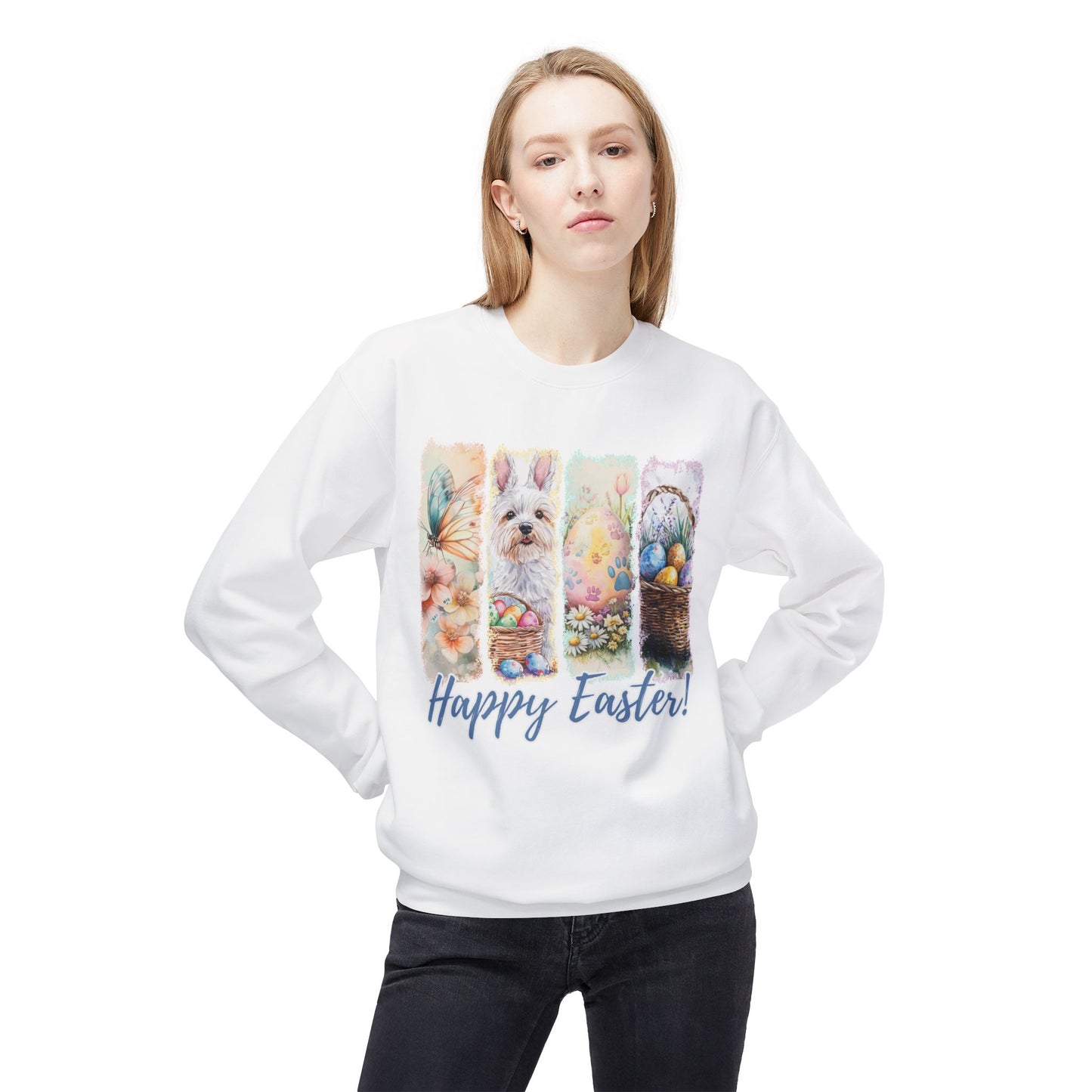 West Highland White Terrier Dog Lover Easter Sweatshirt