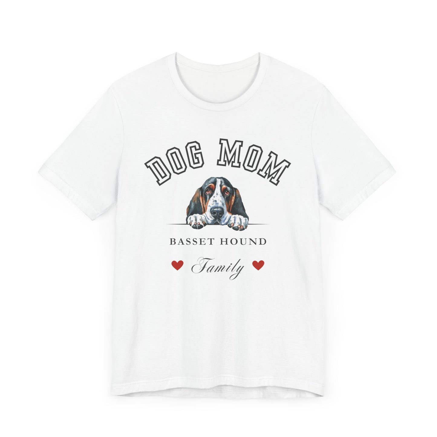Busset Hound Mom Family T-Shirt - Mother’s Day Gift for Dog Lovers