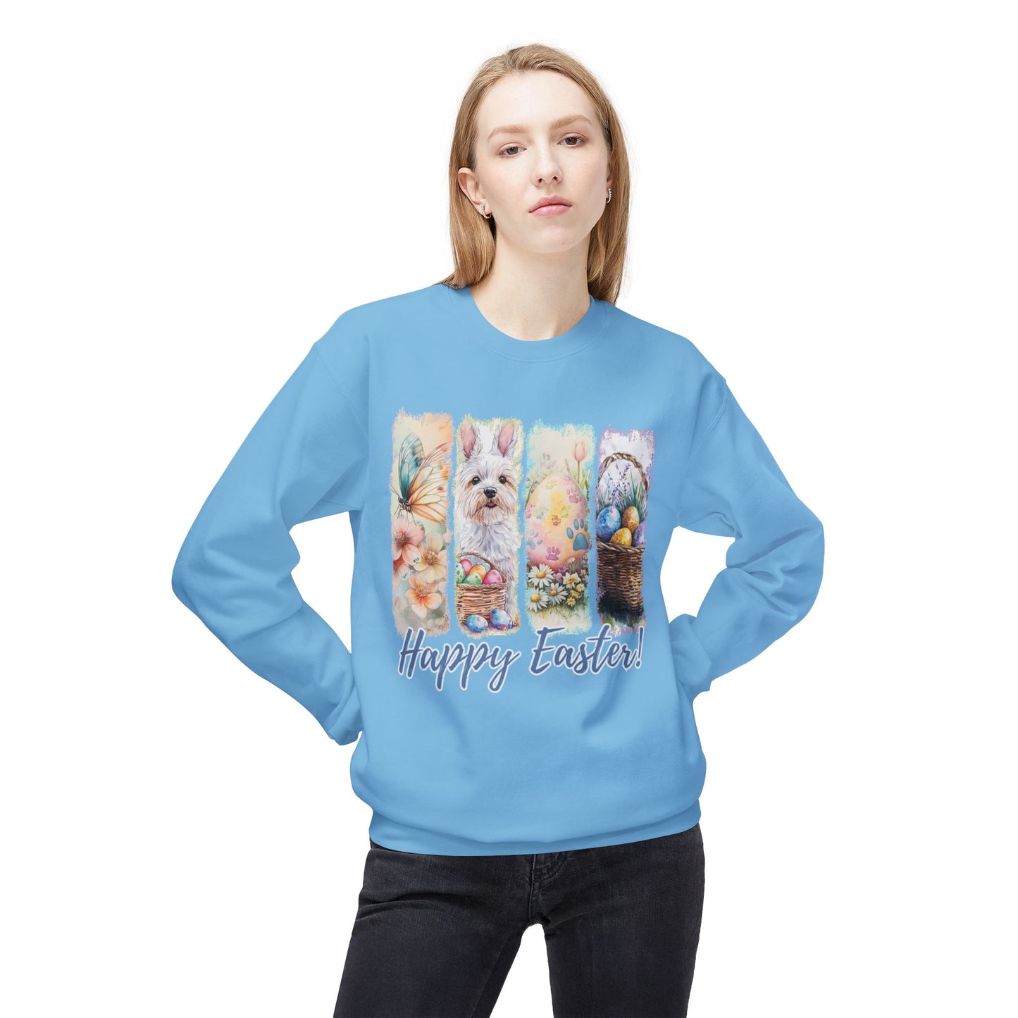 West Highland White Terrier Dog Lover Easter Sweatshirt