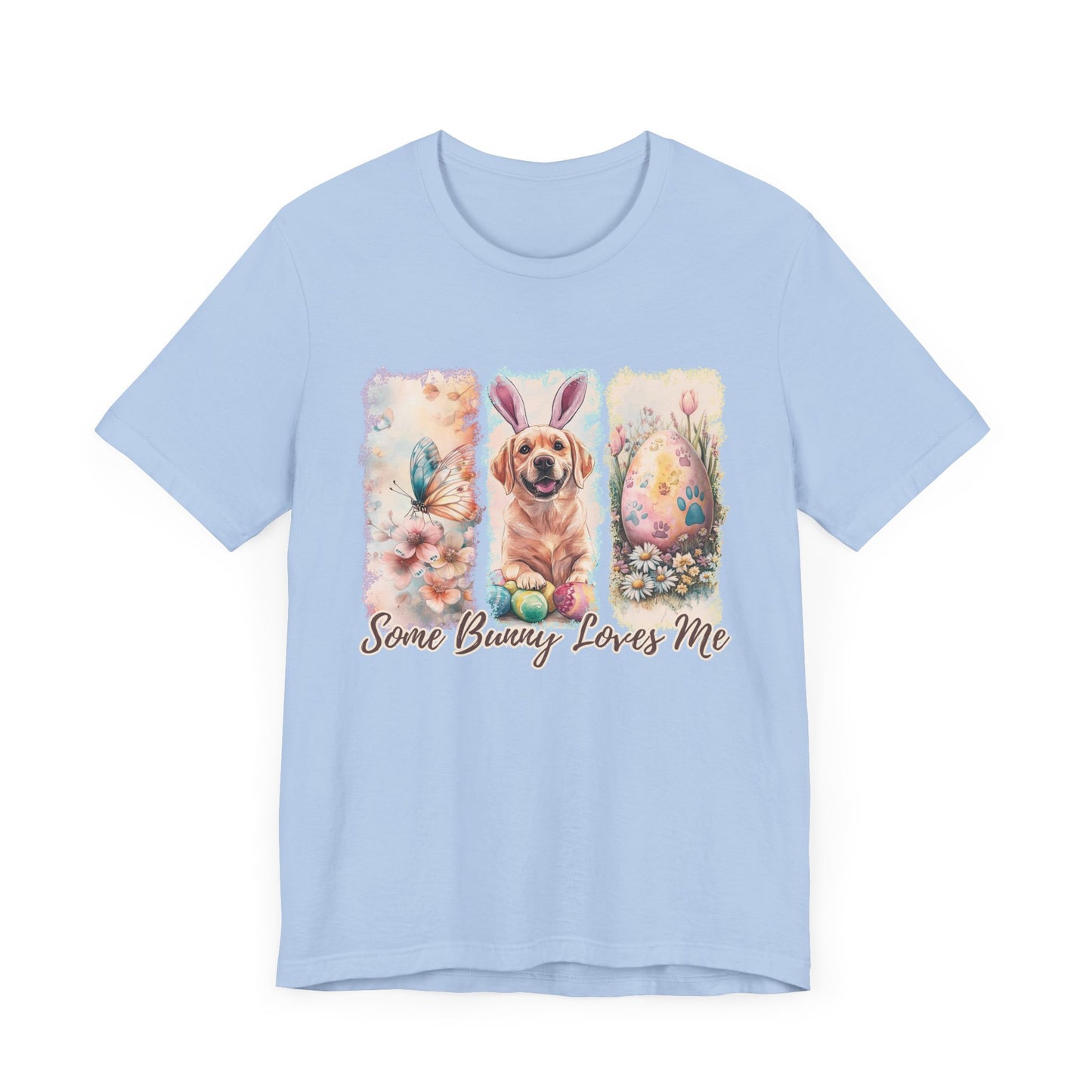 Yellow Labrador Easter T-Shirt – "Some Bunny Loves Me"