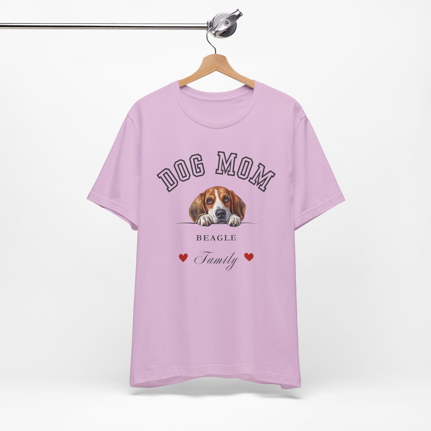 Beagle Dog Mom Family T-Shirt - Mother’s Day Gift for Dog Lovers