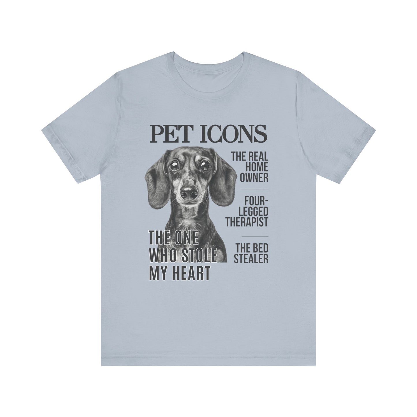 Pet Icons T-shirt - Dachshund Edition