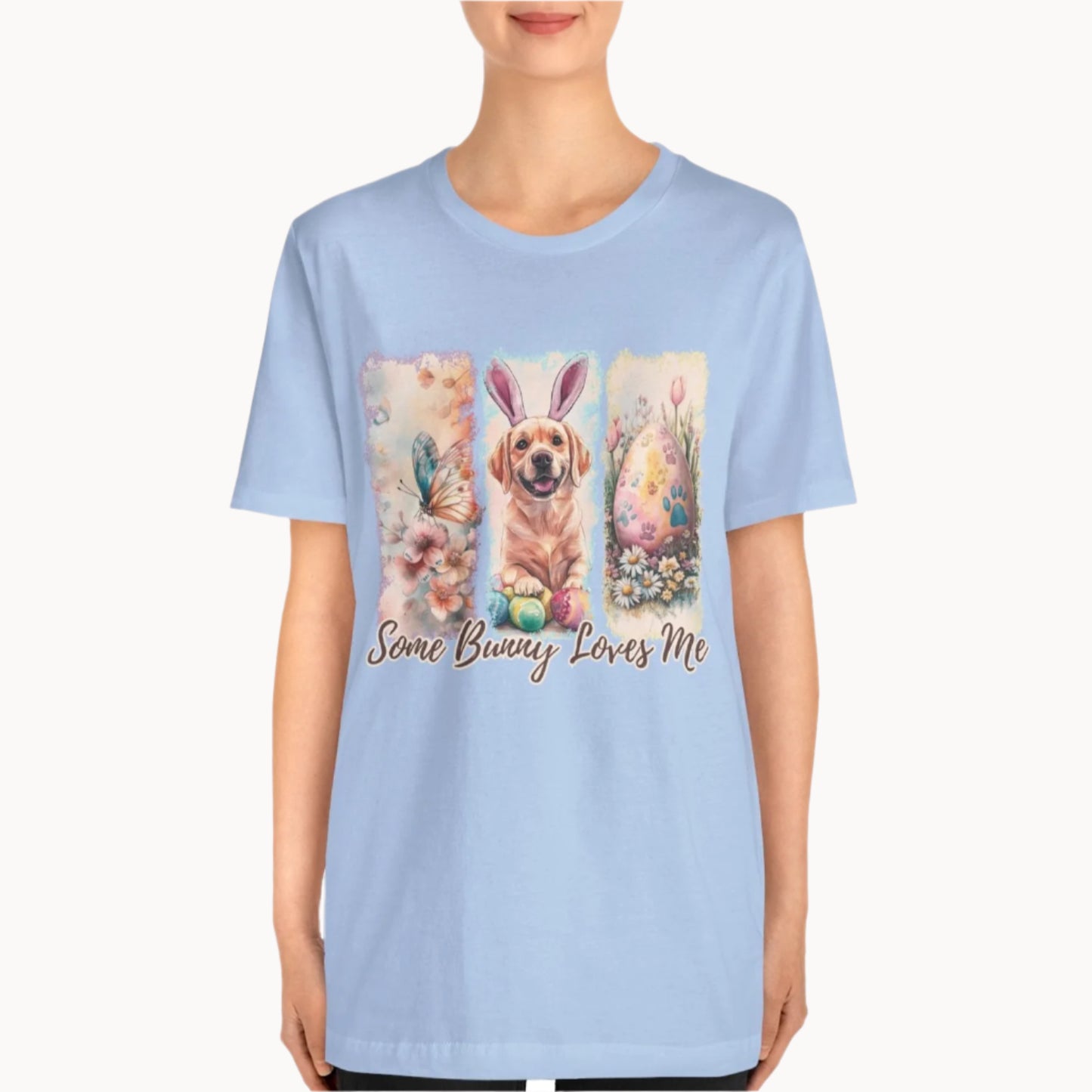 Yellow Labrador Easter T-Shirt – "Some Bunny Loves Me"