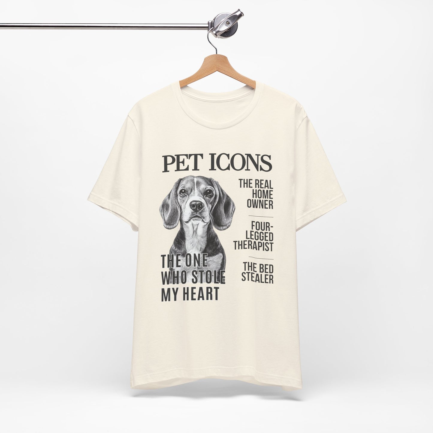 Pet Icons T-shirt - Beagle Edition