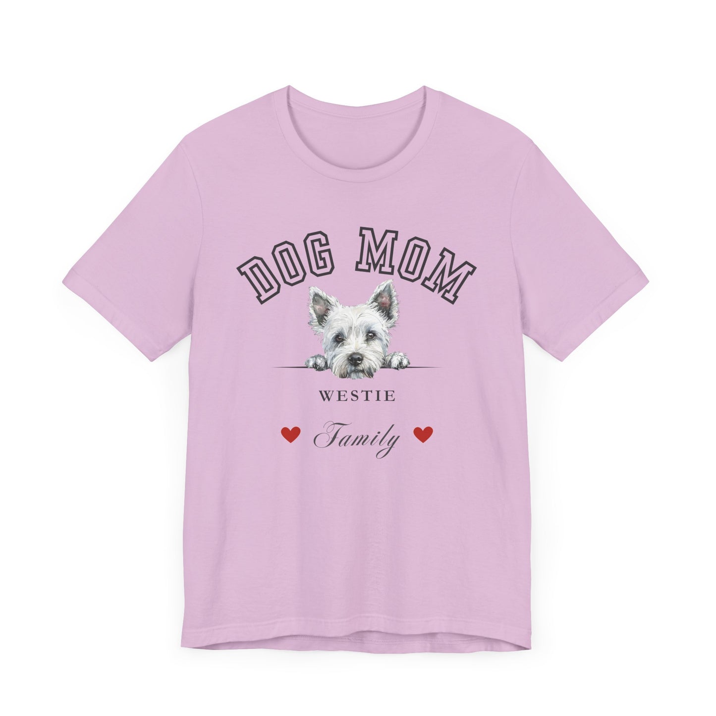 West Highland White Terrier Mom Family T-Shirt - Mother’s Day Gift for Dog Lovers