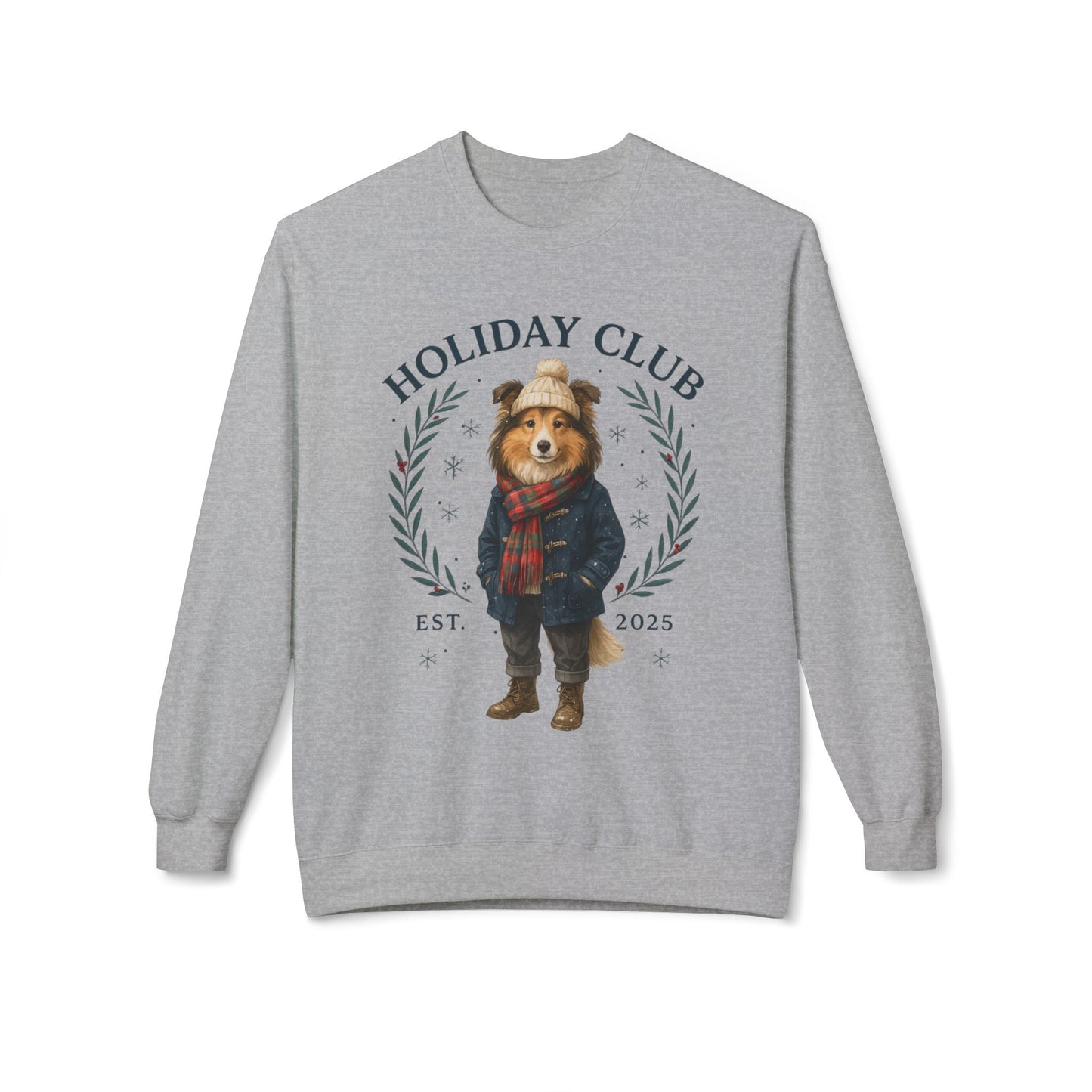 Shetland Sheepdog -Sheltie - Holiday Club Christmas Sweater