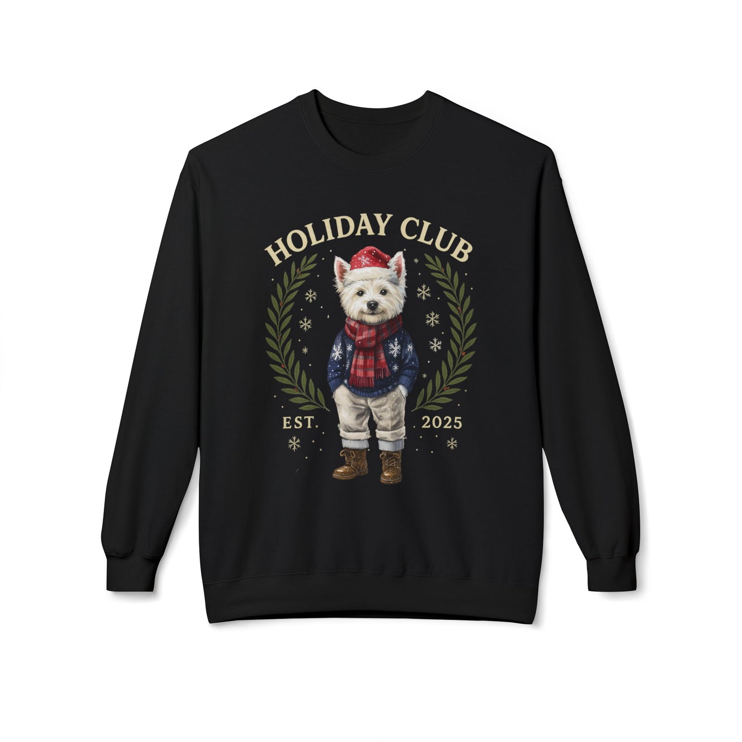 Westie Holiday Club Christmas Sweater