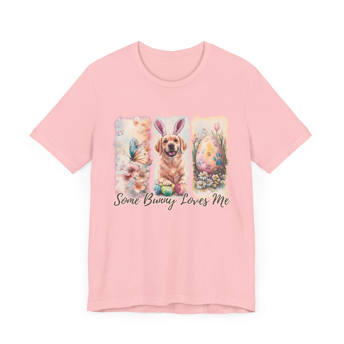 Yellow Labrador Easter T-Shirt – "Some Bunny Loves Me"