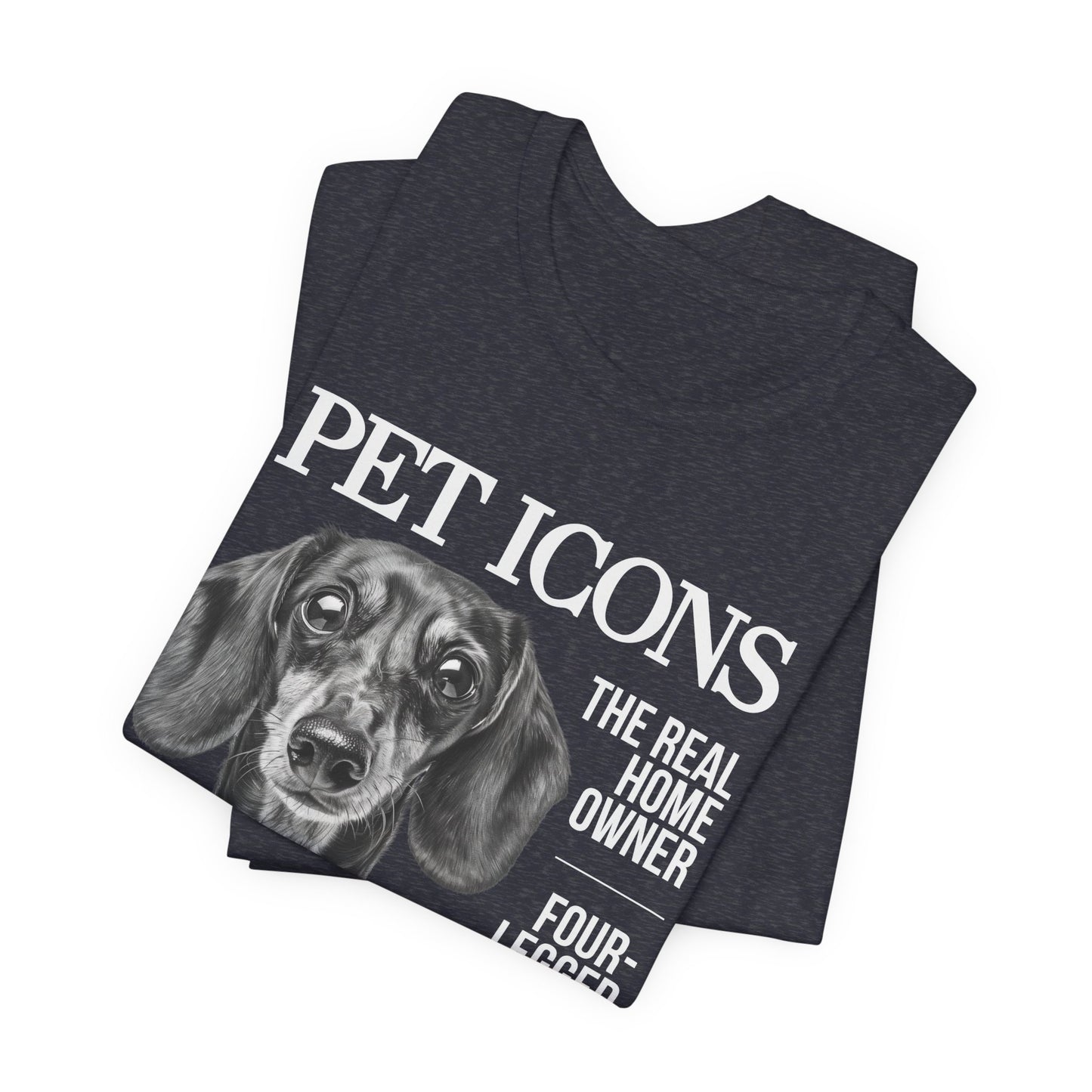 Pet Icons T-shirt - Dachshund Edition