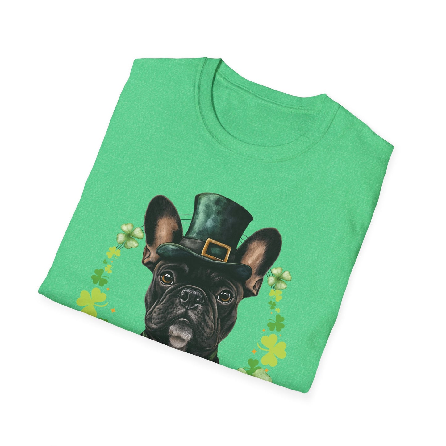French Bulldog (black)- St. Patrick’s Day Dog Lover T-Shirt