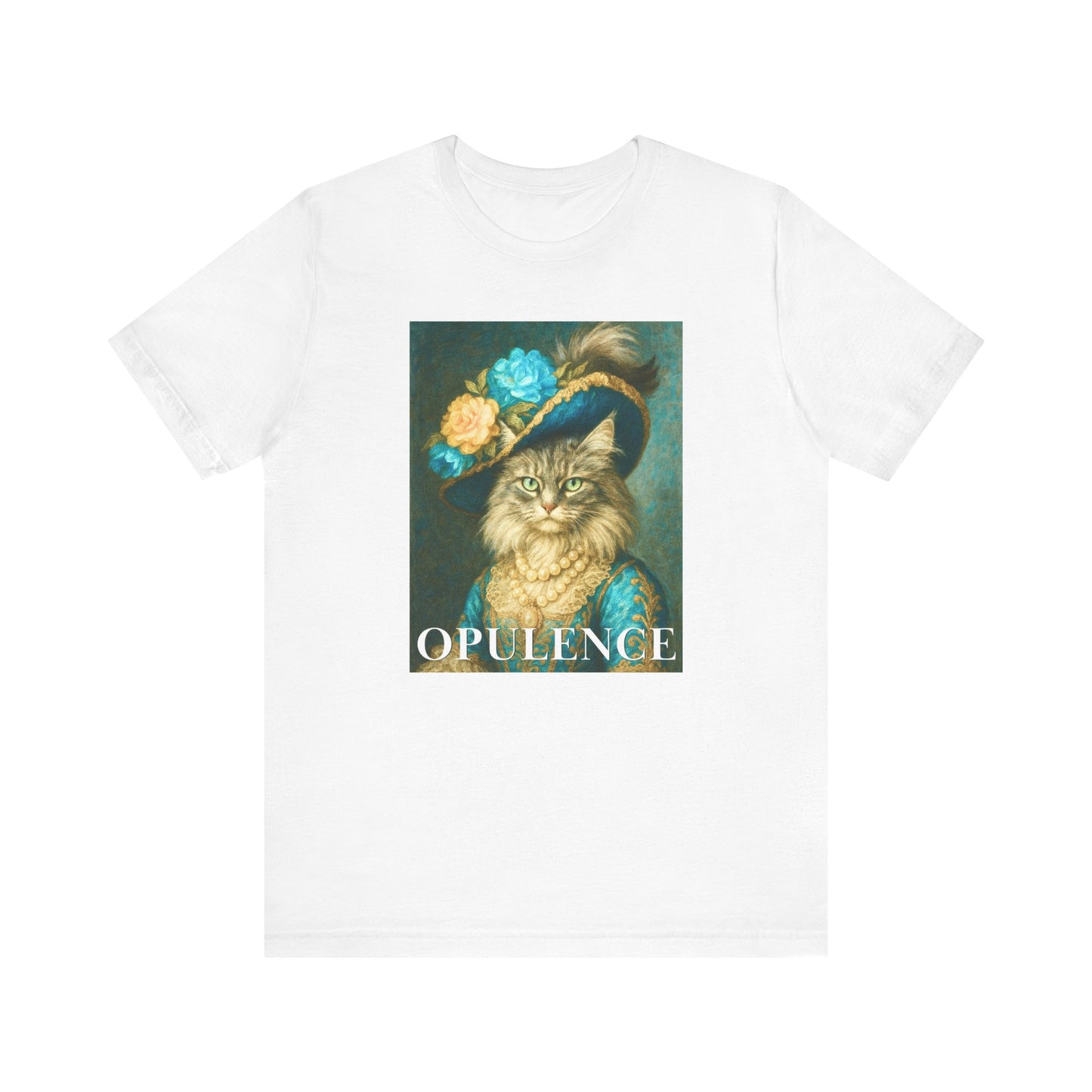 Opulence Cat Tee – The Victorian Blue