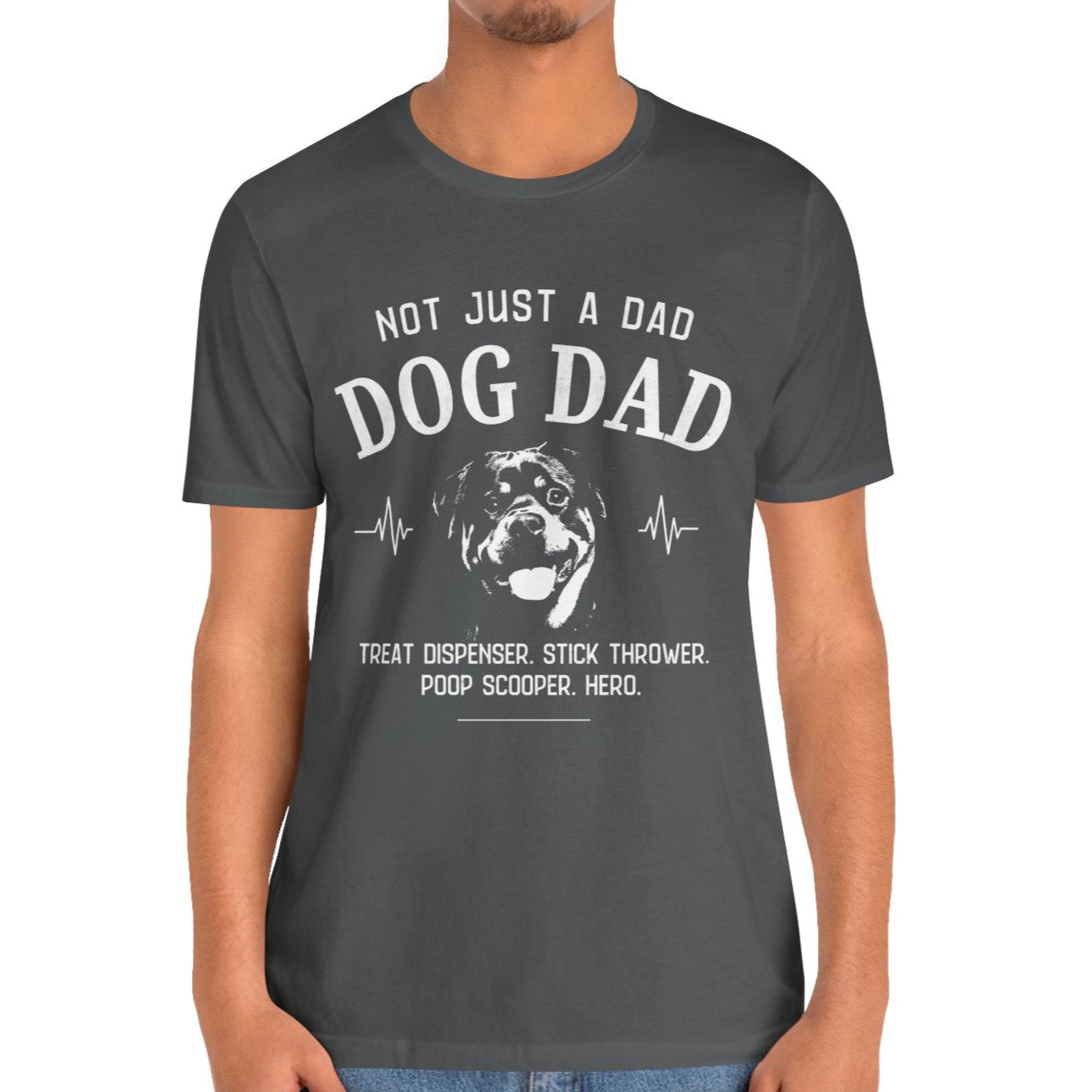 rottweiler dog dad t-shirt, father's day gift for dog lovers