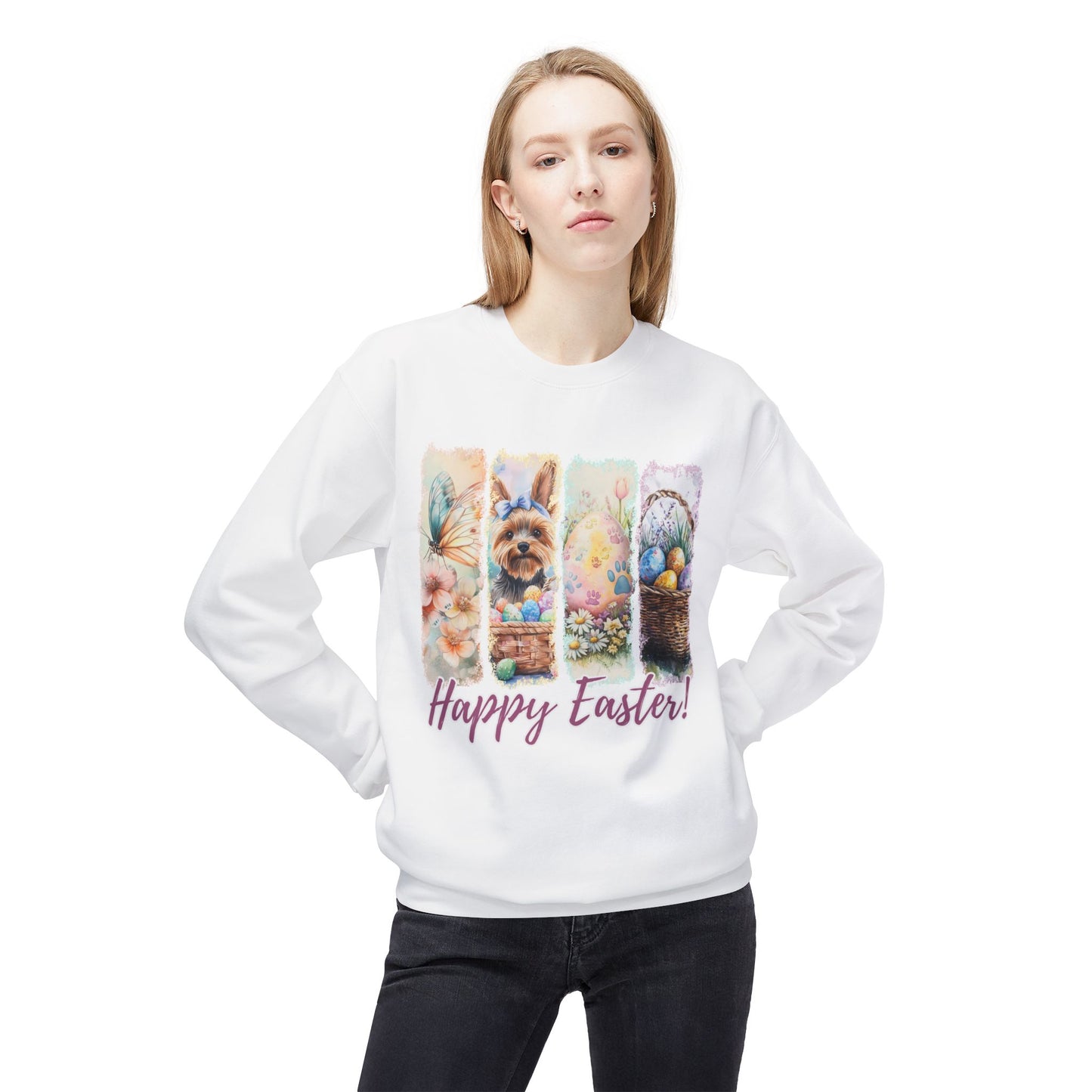 Yorkshire Terrier Easter Sweatshirt