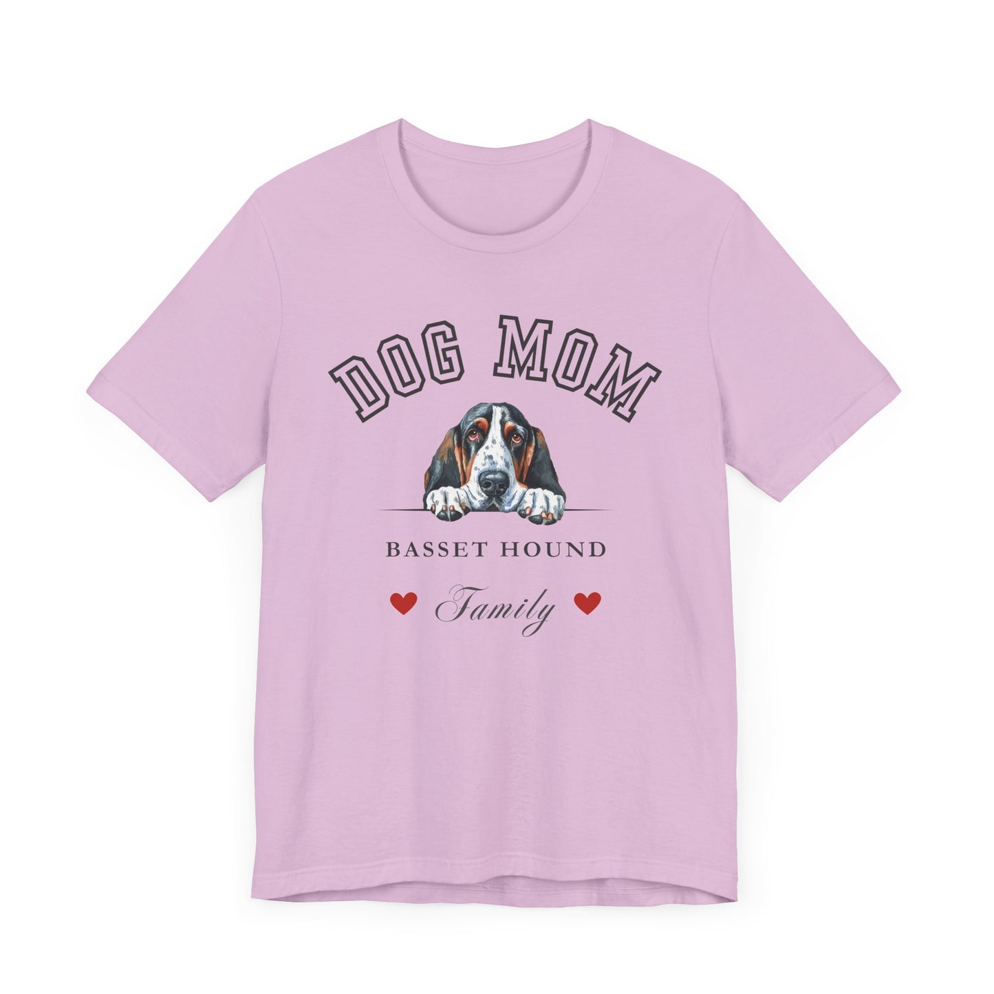 Busset Hound Mom Family T-Shirt - Mother’s Day Gift for Dog Lovers