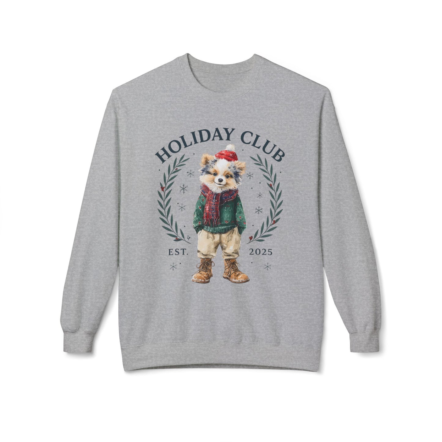 Pomeranian Holiday Club Christmas Sweater