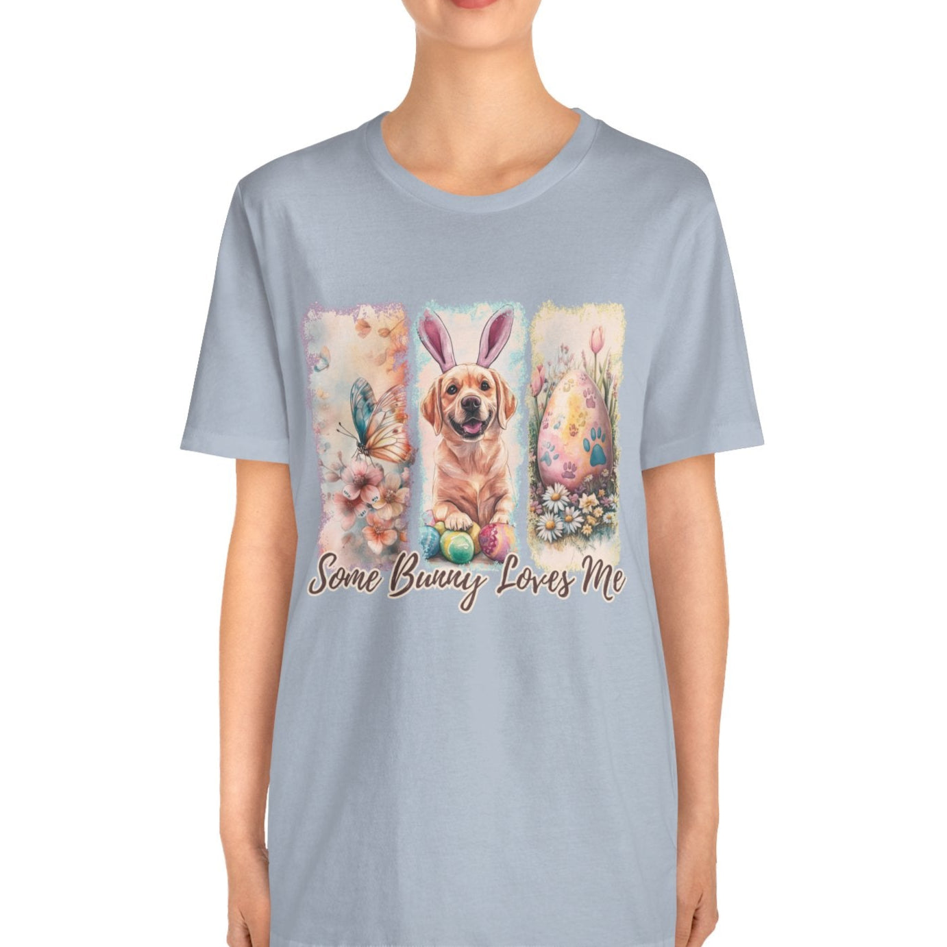 Yellow Labrador Easter T-Shirt – "Some Bunny Loves Me"