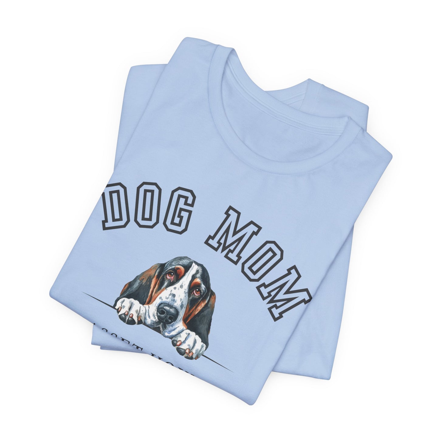 Busset Hound Mom Family T-Shirt - Mother’s Day Gift for Dog Lovers