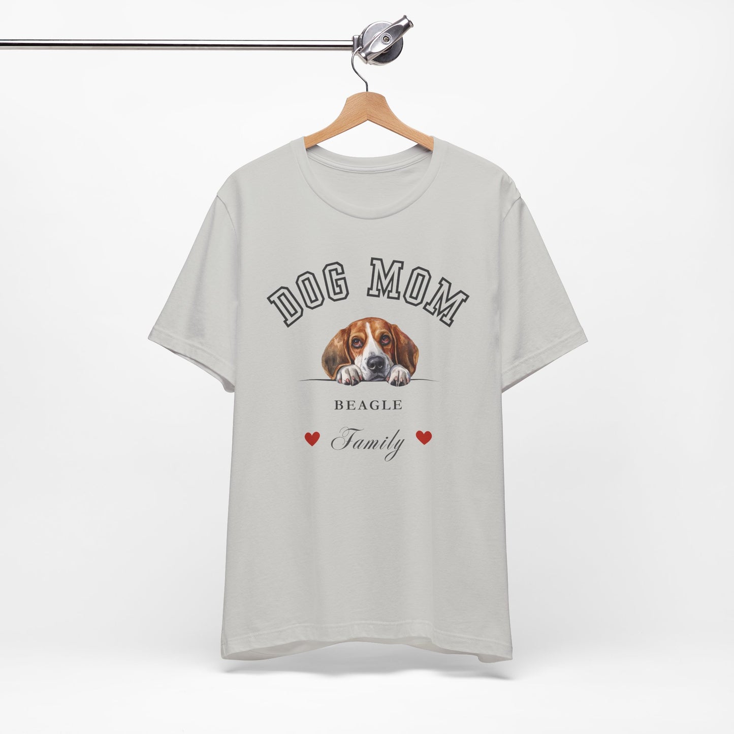 Beagle Dog Mom Family T-Shirt - Mother’s Day Gift for Dog Lovers