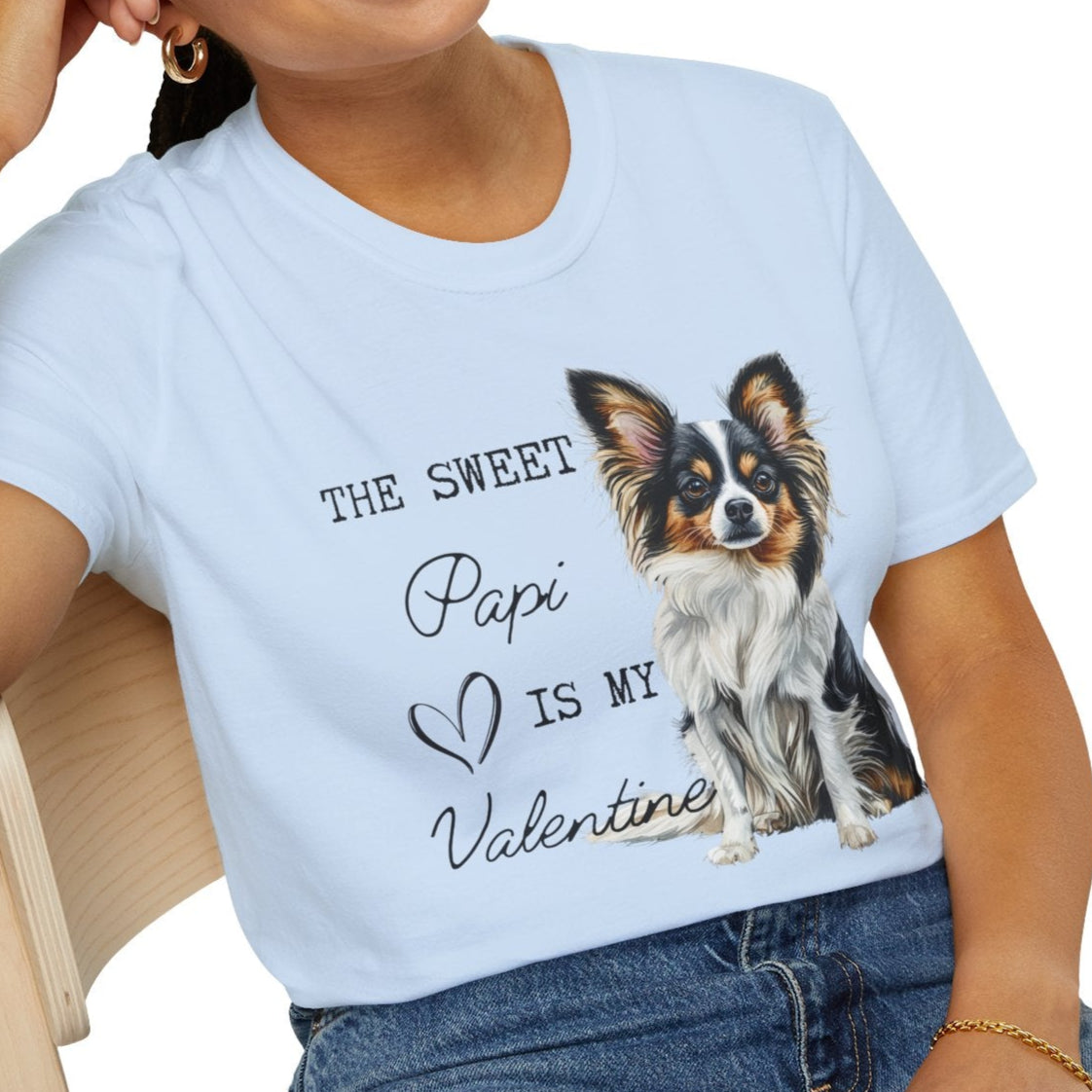 Papillon - The Sweet Papi is My Valentine - Shirt
