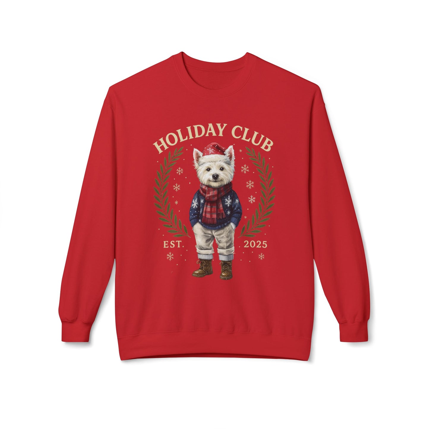 Westie Holiday Club Christmas Sweater