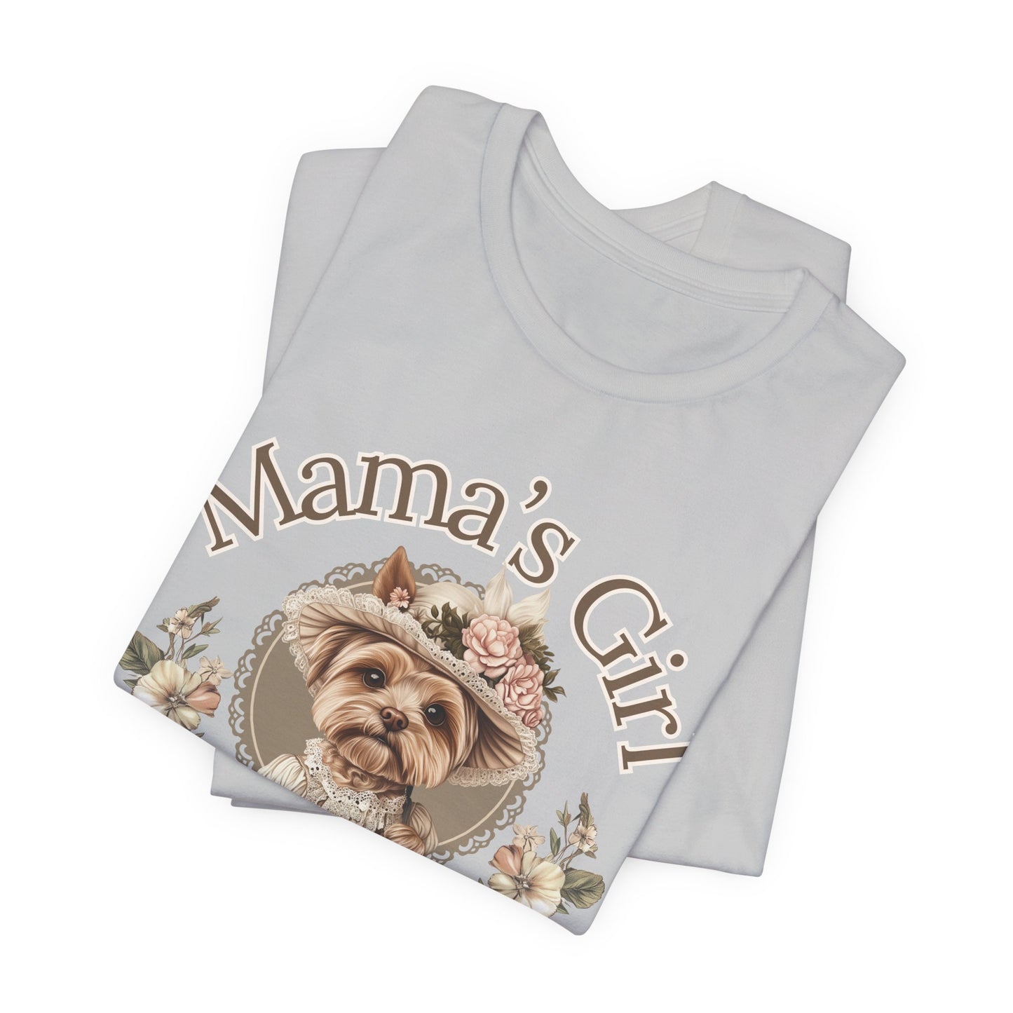 yorkie mama's girl vintage tee