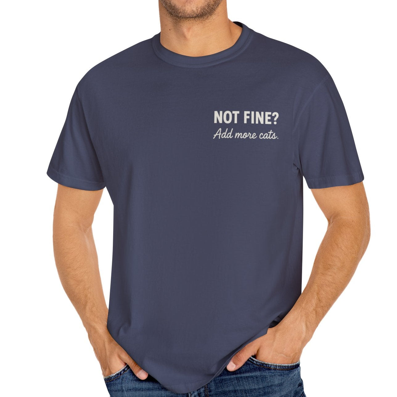 Add More Cats Tee – Comfort Colors® 1717