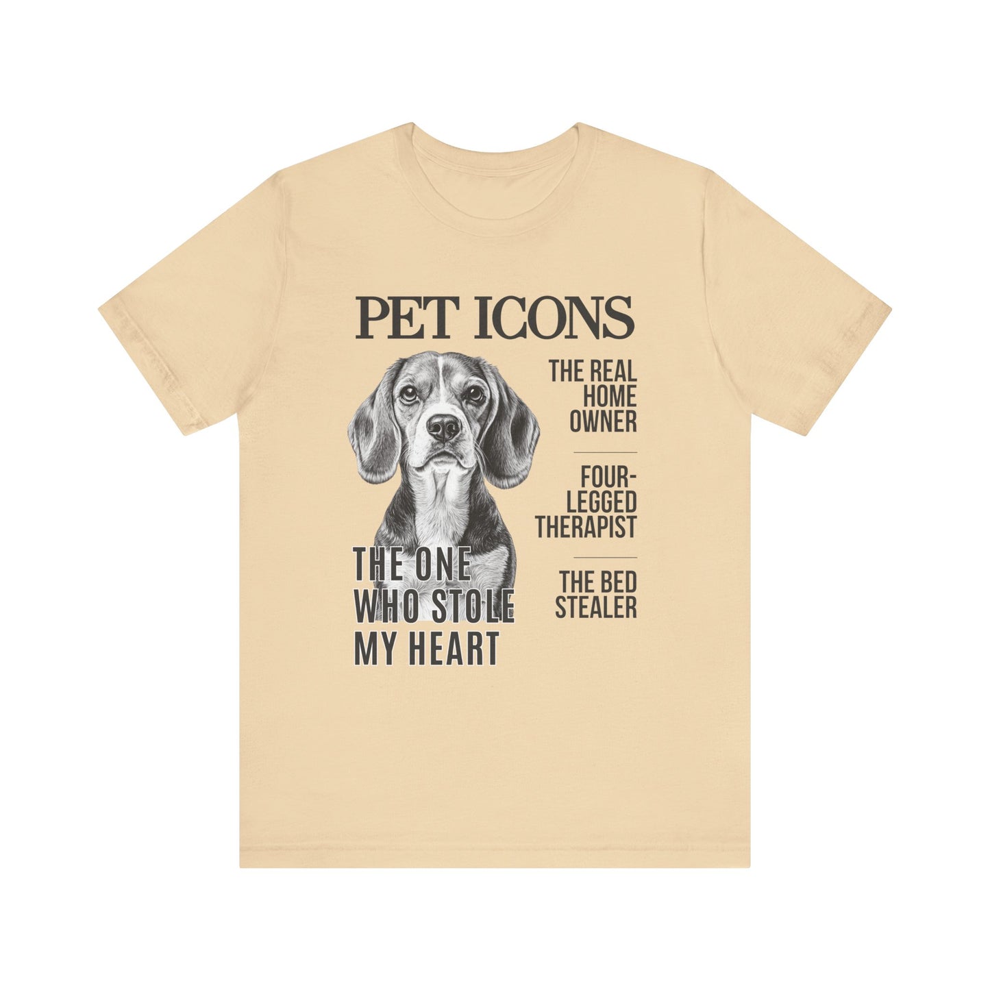 Pet Icons T-shirt - Beagle Edition