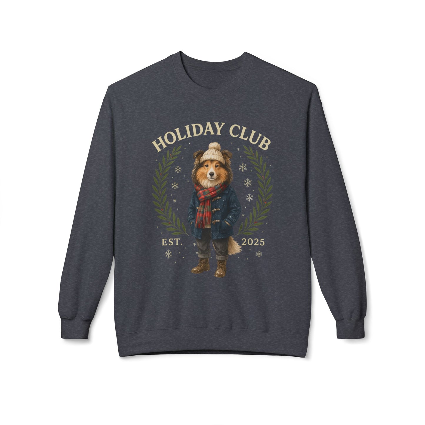 Shetland Sheepdog -Sheltie - Holiday Club Christmas Sweater