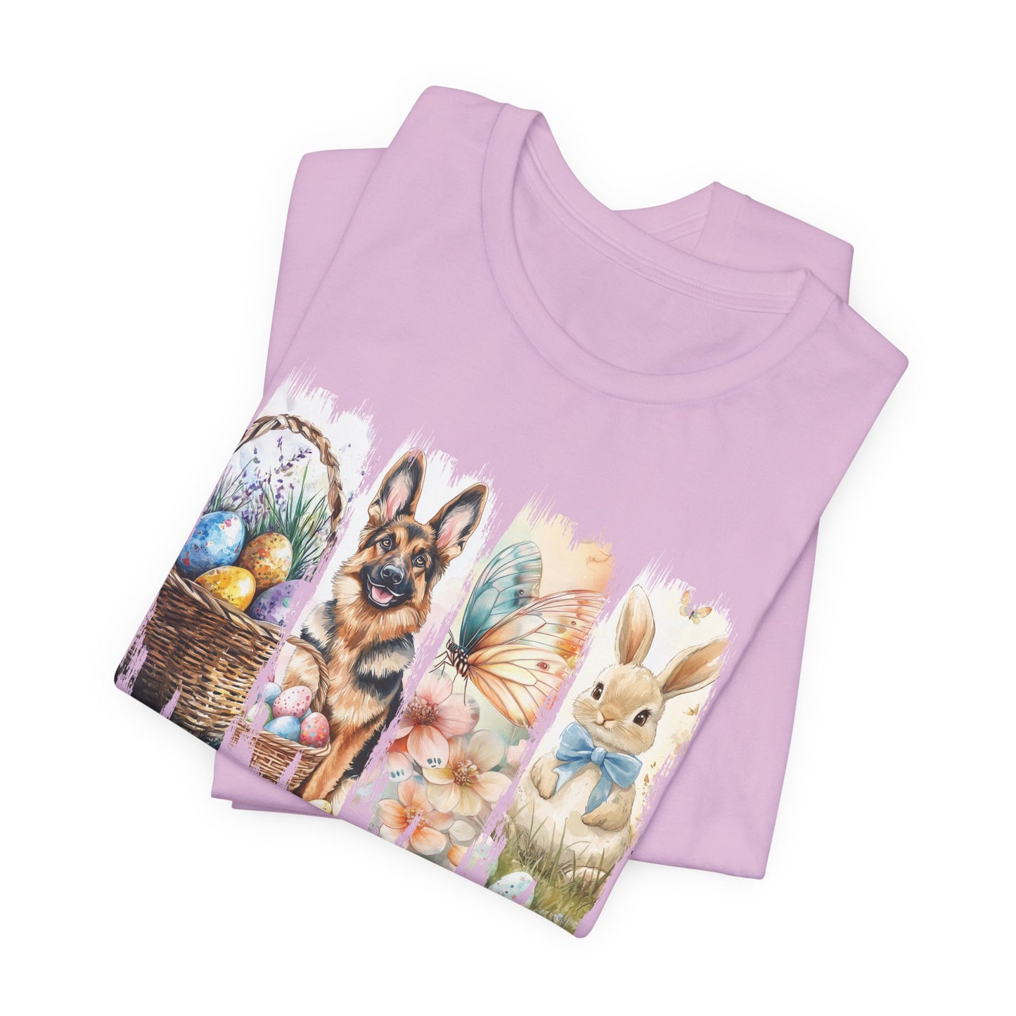German Shepherd Easter T-Shirt – "Some Bunny Loves Me"