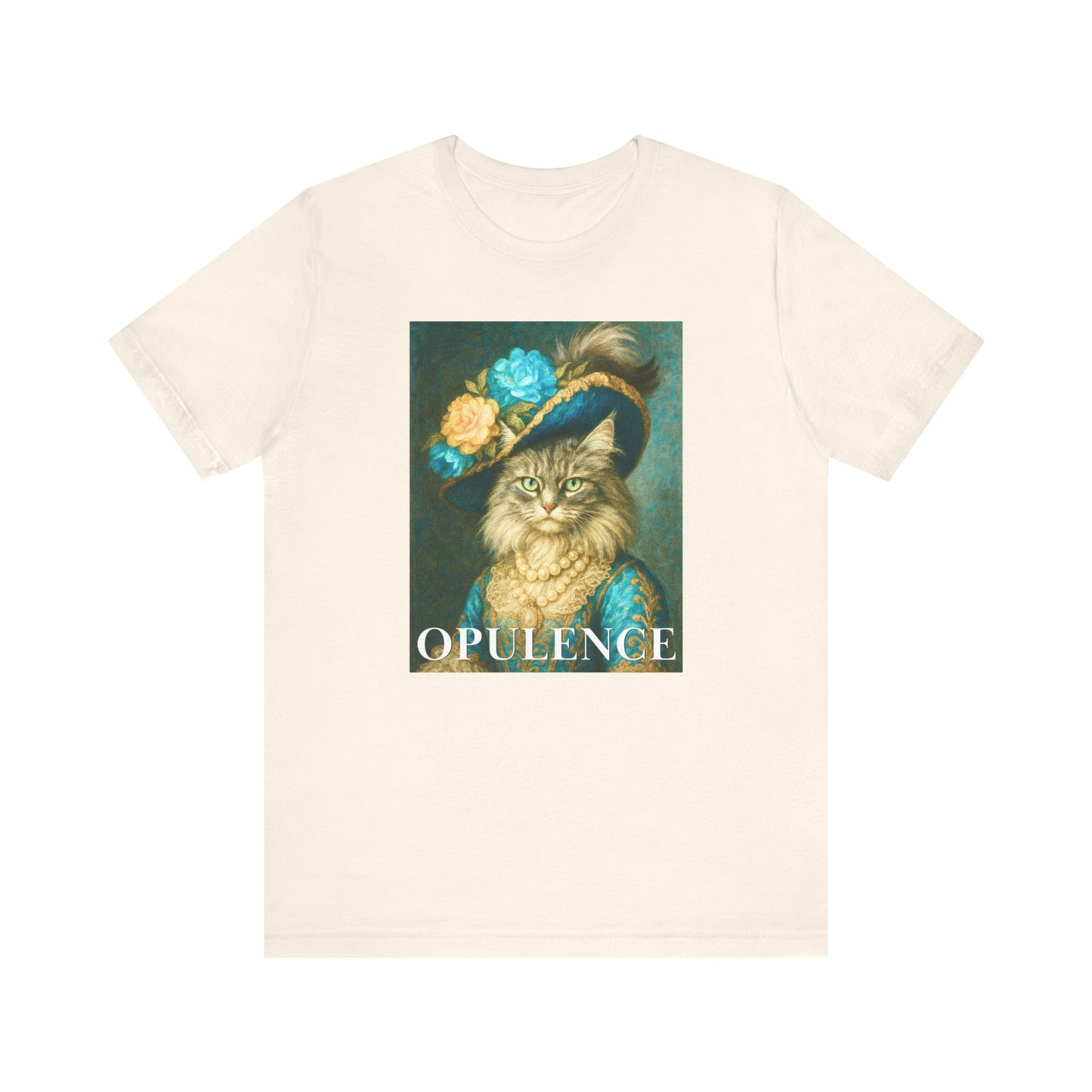 Opulence Cat Tee – The Victorian Blue