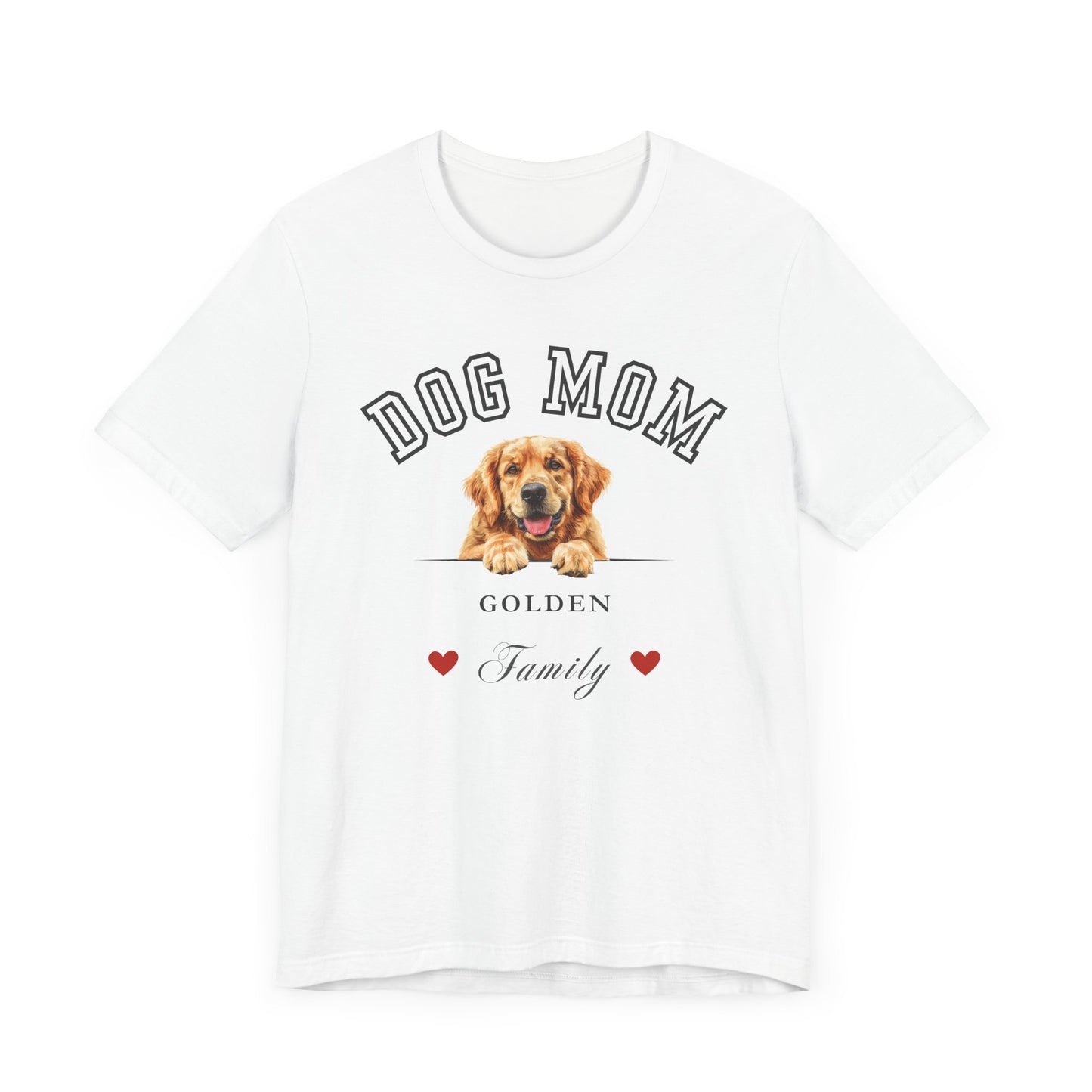 Golden Retriever Mom Family T-Shirt - Mother’s Day Gift for Dog Lovers
