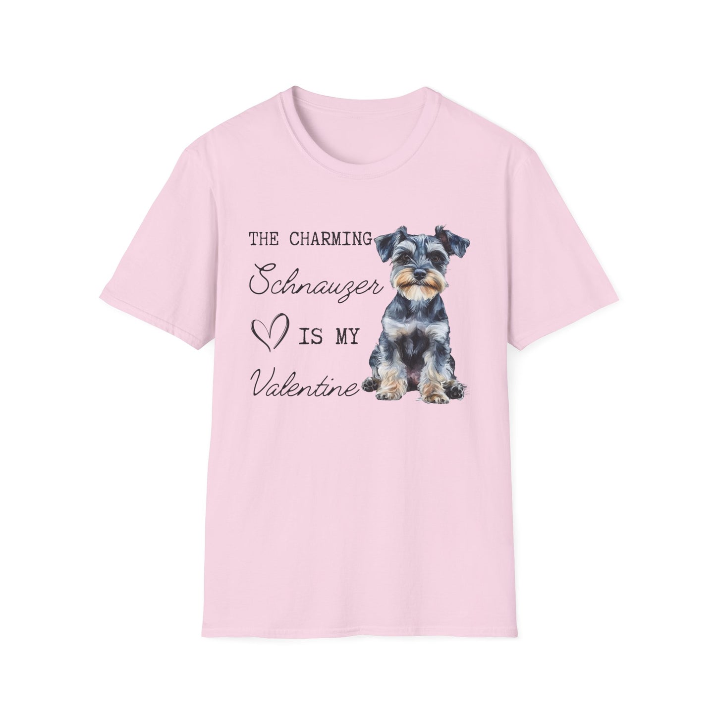 Schnauzer - The Charming Schnauzer is My Valentine - Shirt