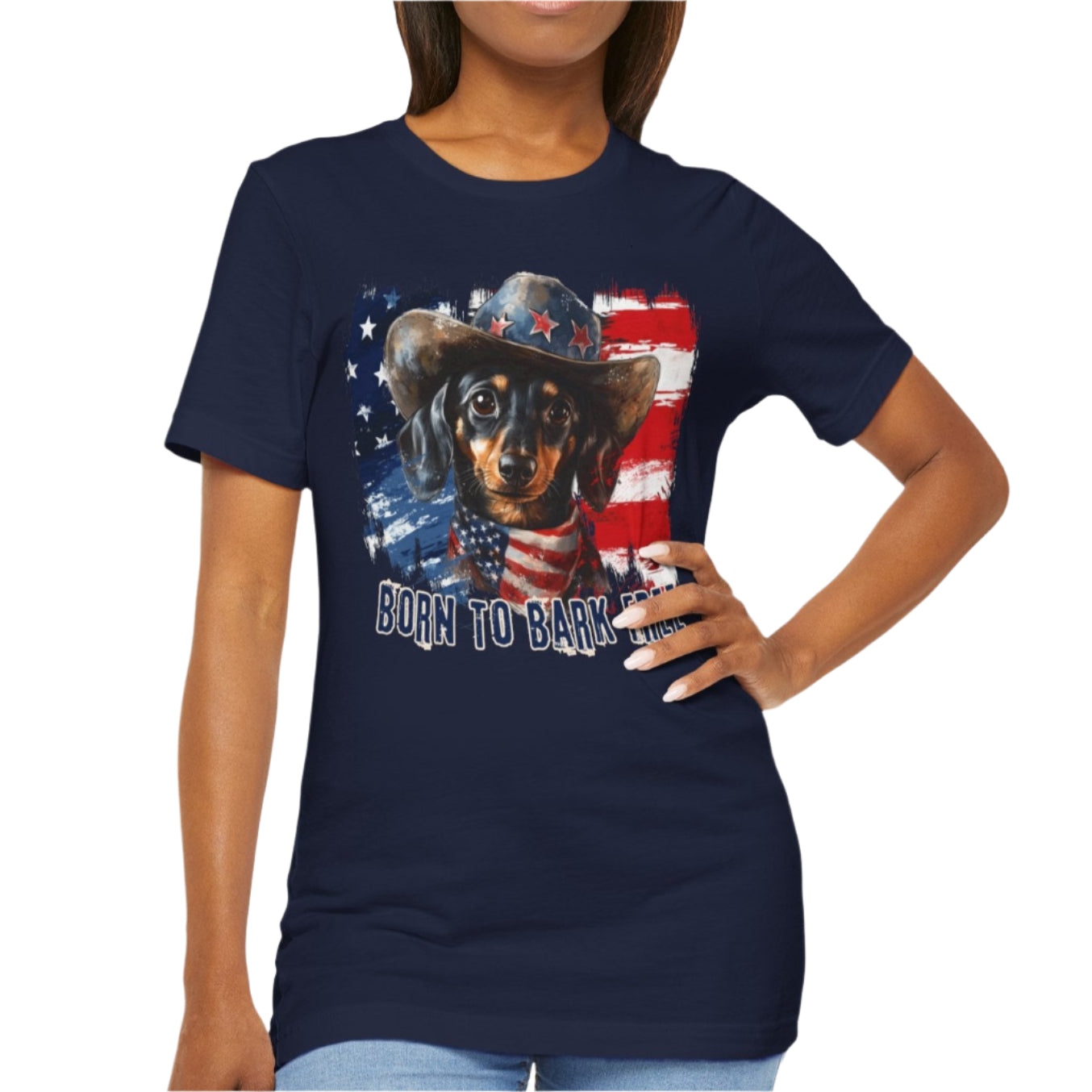 born to bark free yorkie patriotic t-shirt, 4th of july, independance day dog lover t-shirt
