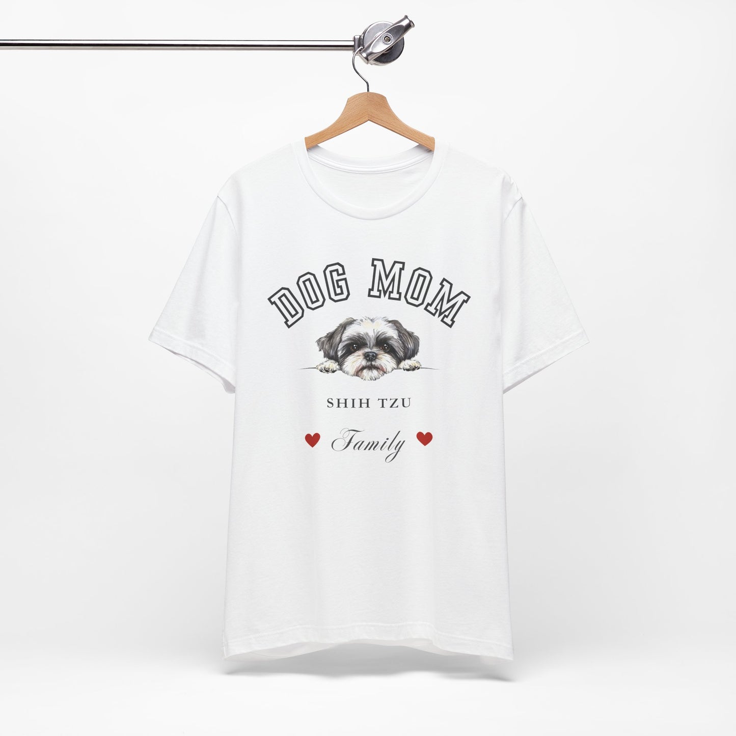 Shih Tzu Mom Family T-Shirt - Mother’s Day Gift for Dog Lovers