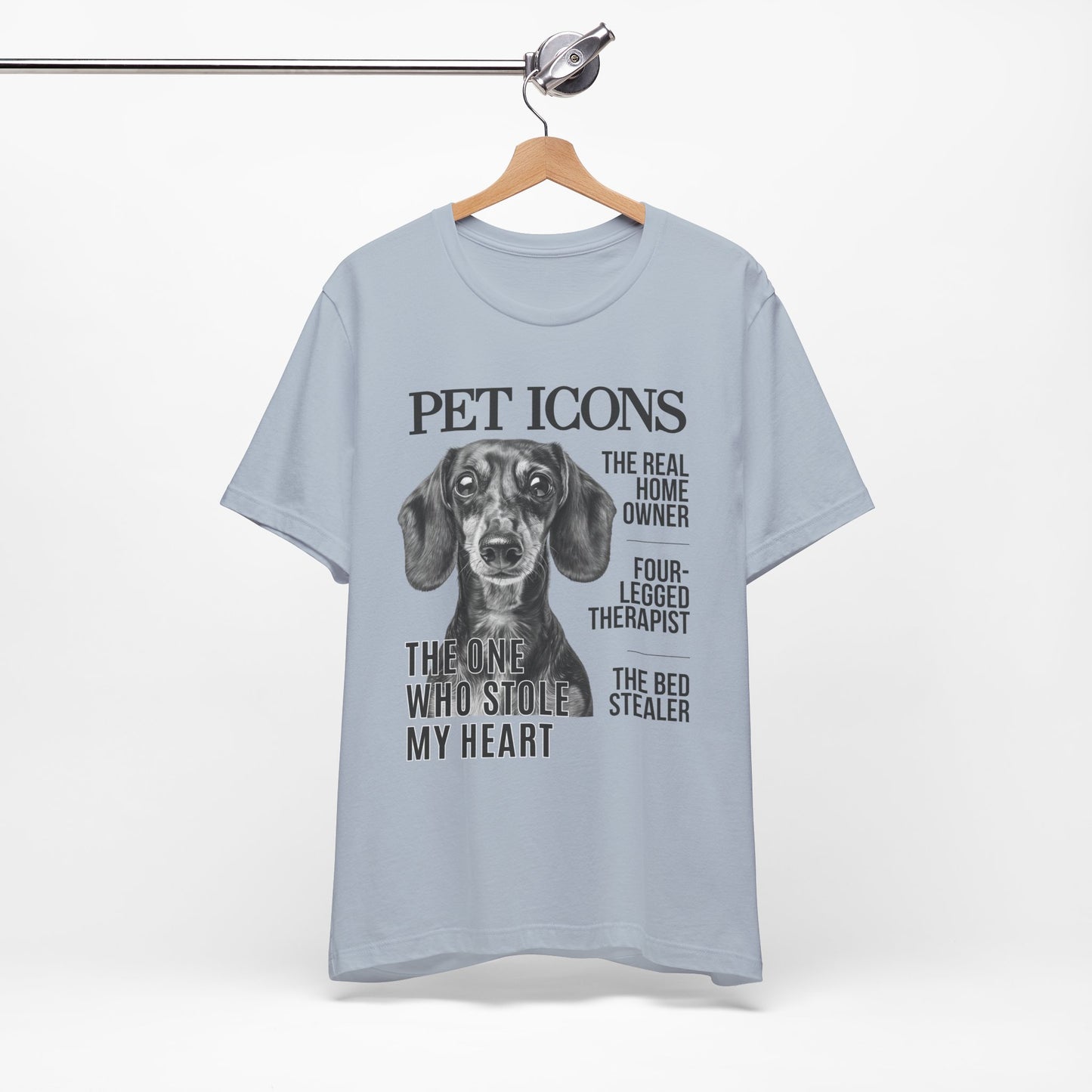 Pet Icons T-shirt - Dachshund Edition