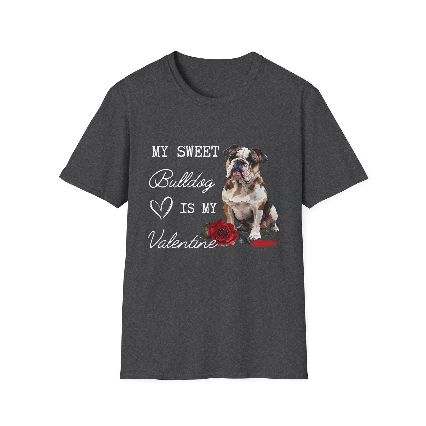 English Bulldog Lover Valentine's Shirt