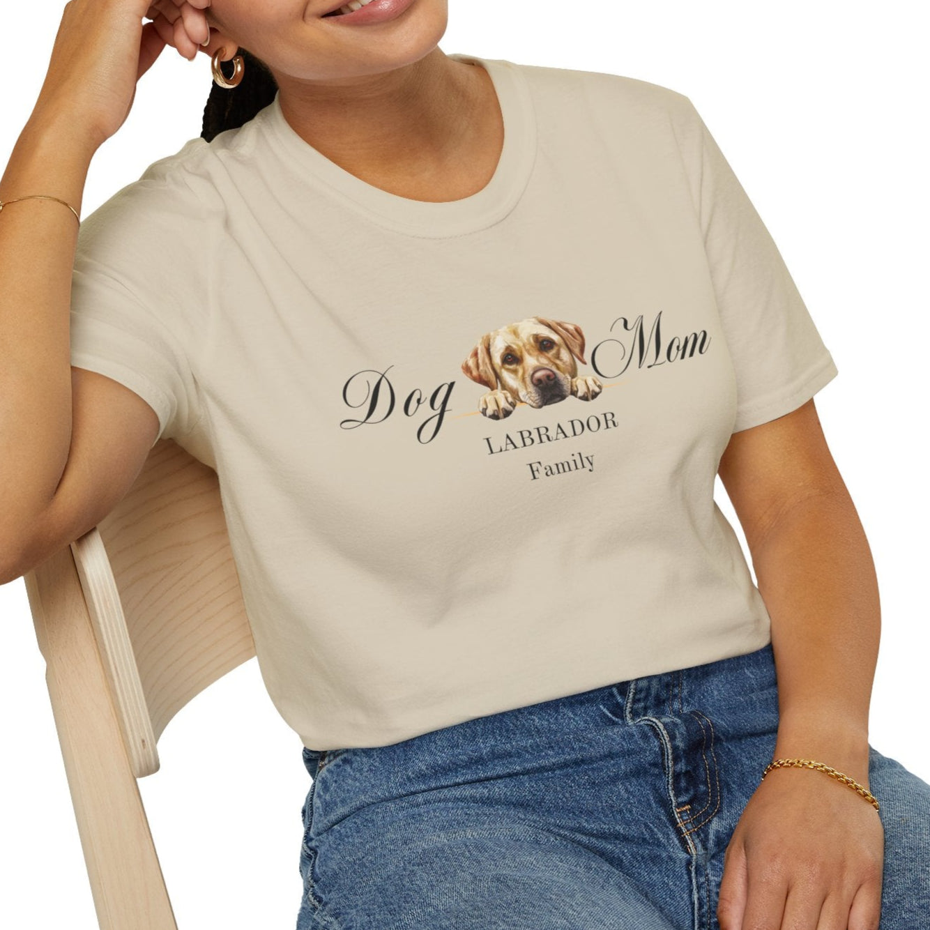 labrador retriever mom t-shirt, yellow labrador lover gift