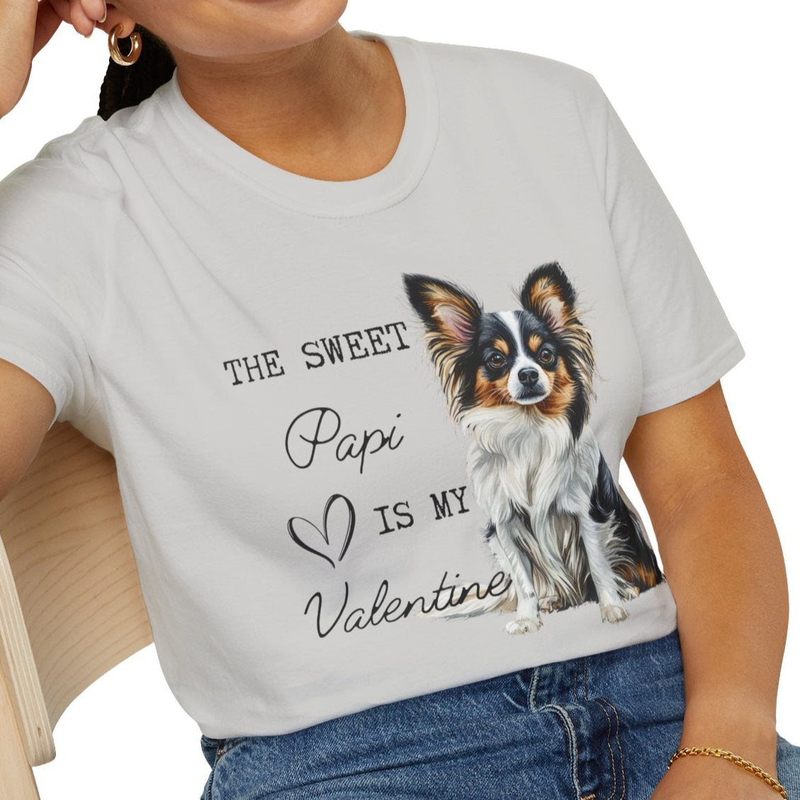 Papillon - The Sweet Papi is My Valentine - Shirt