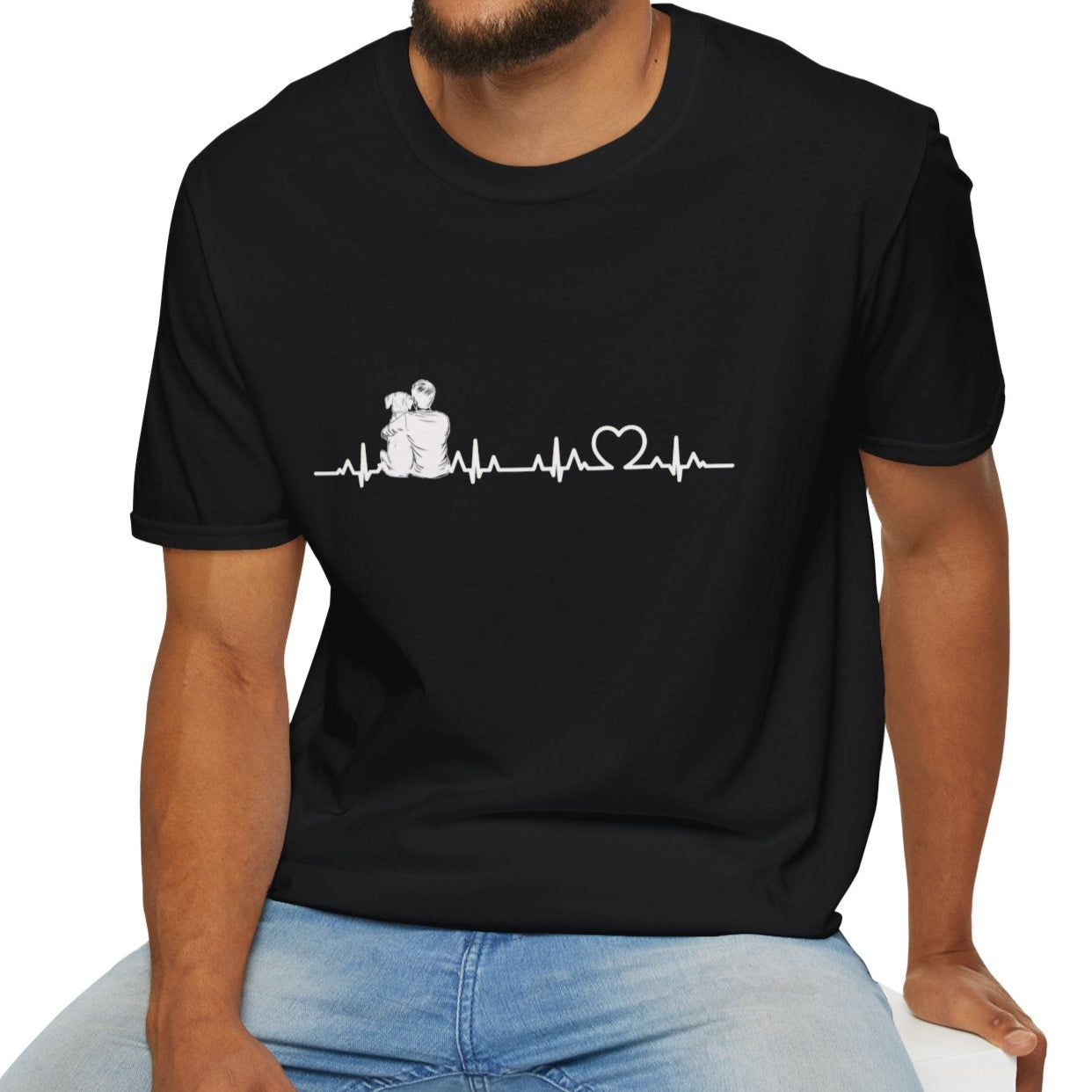 Dog Dad Pulse Line Tee