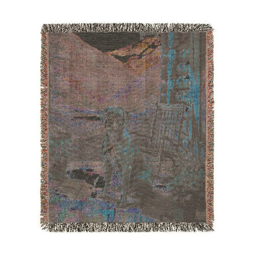 boxer woven blanket back side