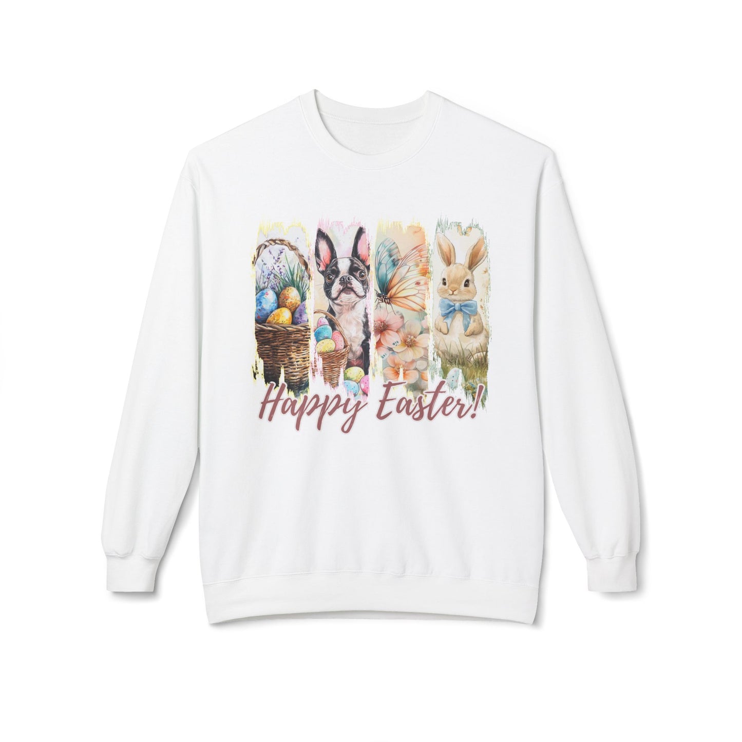 Boston Terrier Dog Lover Easter Sweatshirt